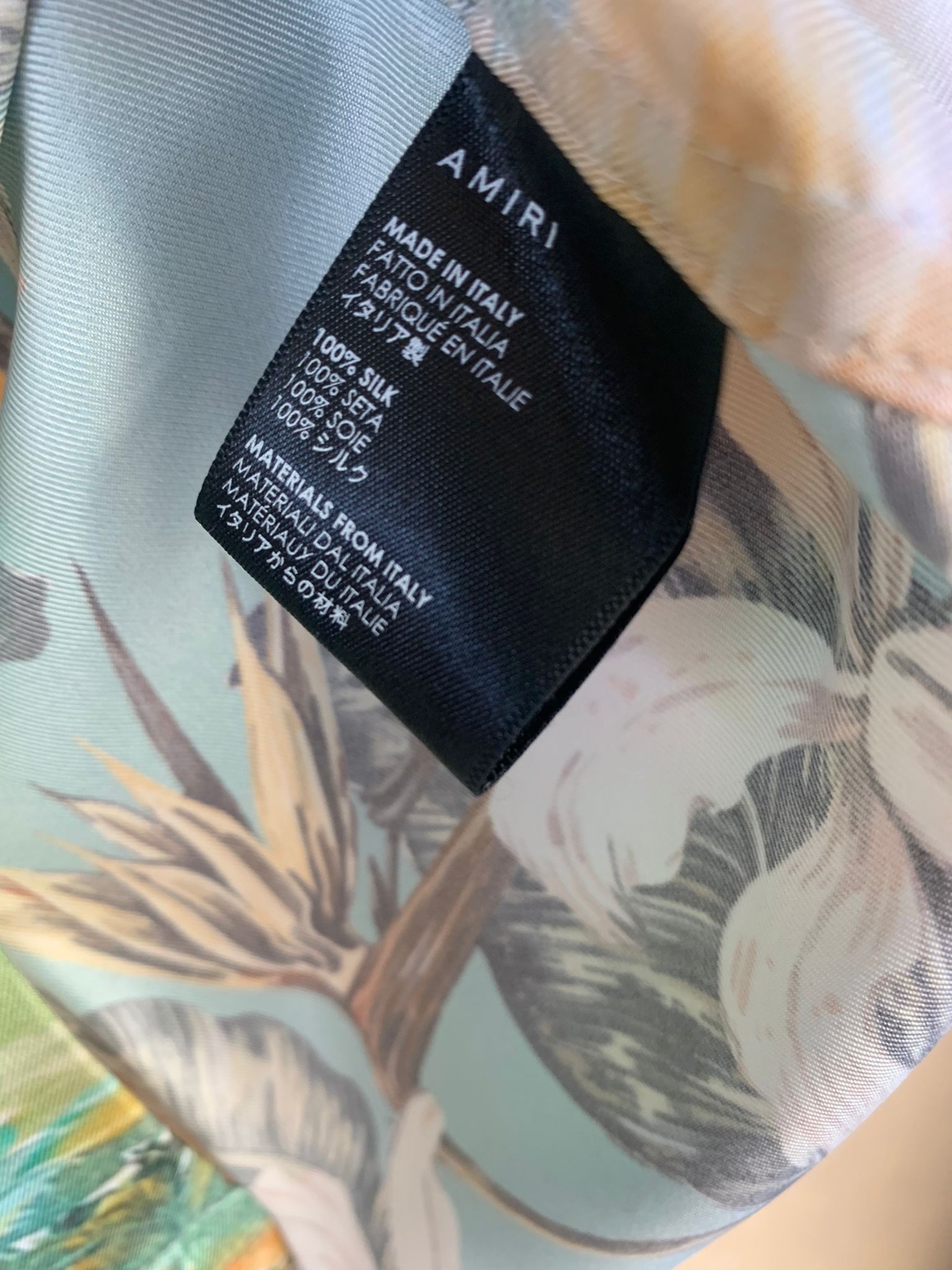 Amiri Hawaiian Patchwork Shirt Size US L / EU 52-54 / 3 - 12 Thumbnail