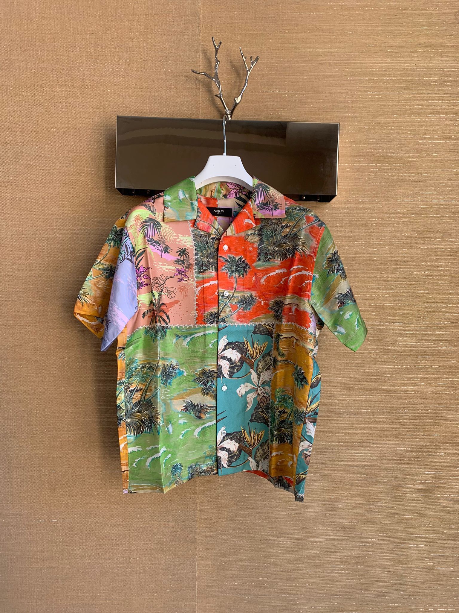 Amiri Hawaiian Patchwork Shirt Size US L / EU 52-54 / 3 - 1 Thumbnail