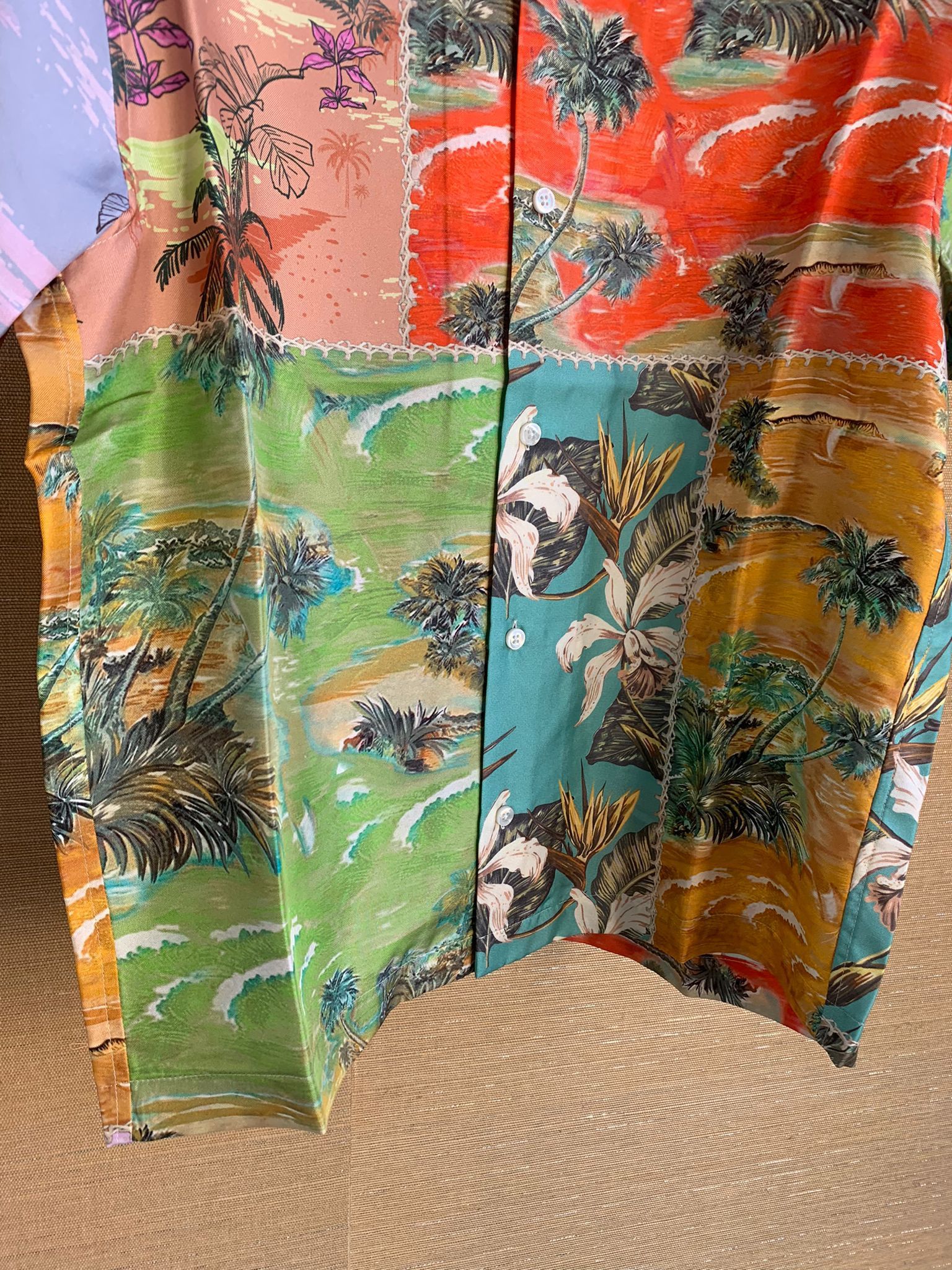 Amiri Hawaiian Patchwork Shirt Size US L / EU 52-54 / 3 - 4 Thumbnail
