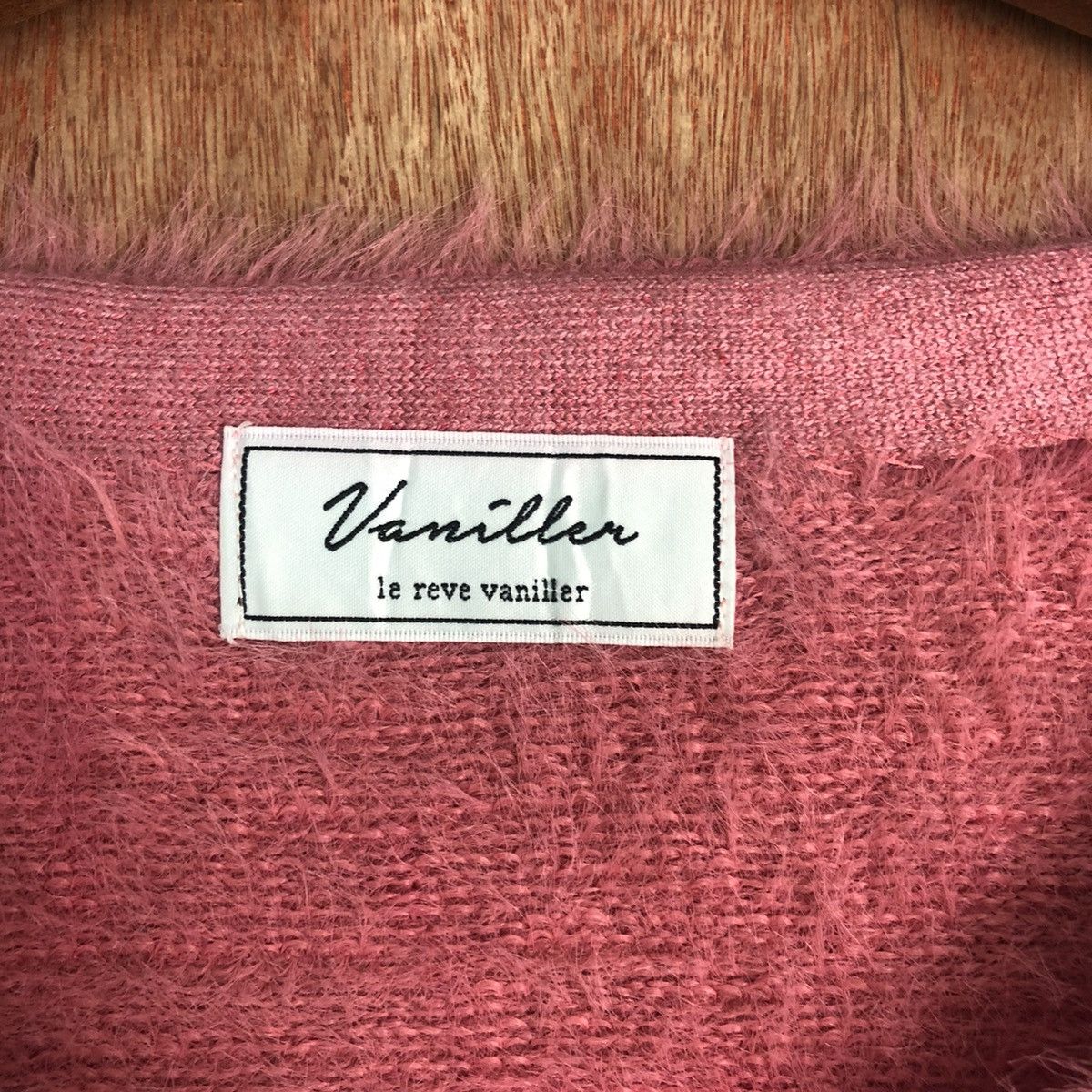 Homespun Knitwear Vaniller Pink Shag Shaggy Cardigan Knitwear Size US M / EU 48-50 / 2 - 8 Thumbnail