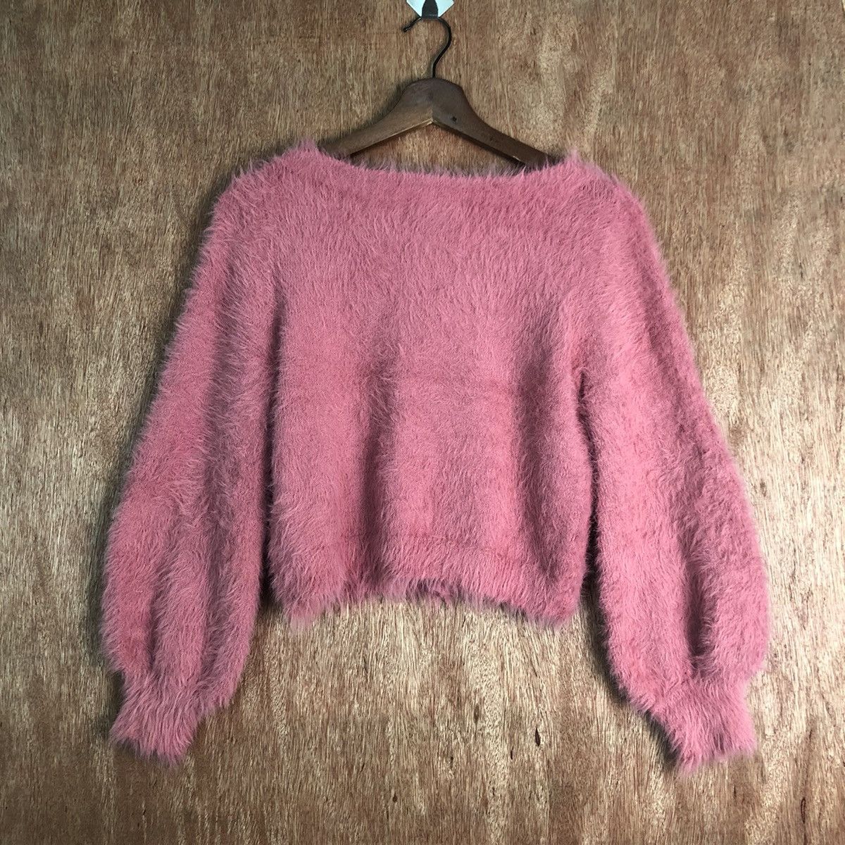 Homespun Knitwear Vaniller Pink Shag Shaggy Cardigan Knitwear Size US M / EU 48-50 / 2 - 9 Thumbnail