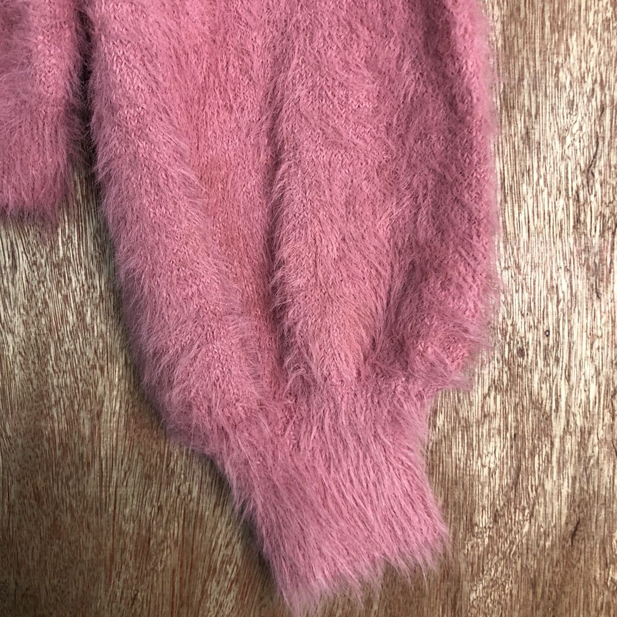 Homespun Knitwear Vaniller Pink Shag Shaggy Cardigan Knitwear Size US M / EU 48-50 / 2 - 4 Thumbnail