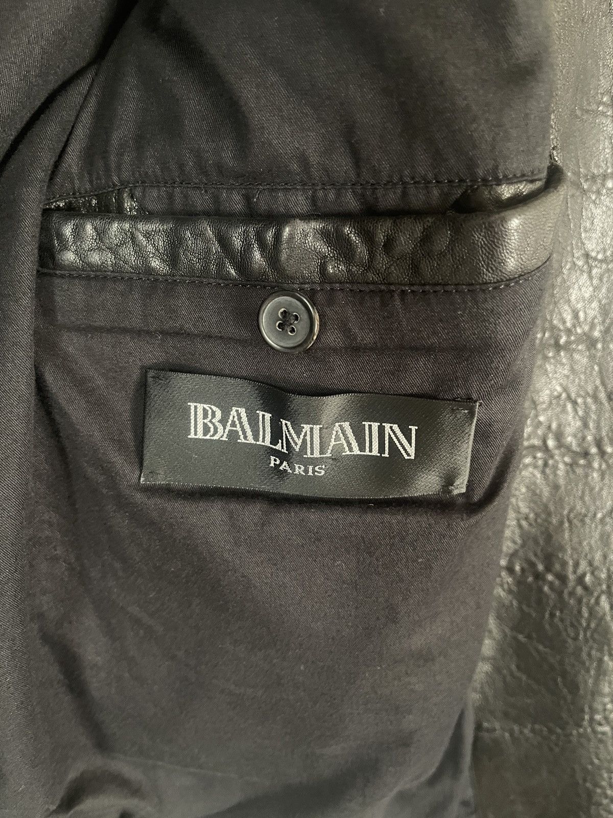 Balmain Balmain leather jacket size 50 Size US M / EU 48-50 / 2 - 6 Thumbnail