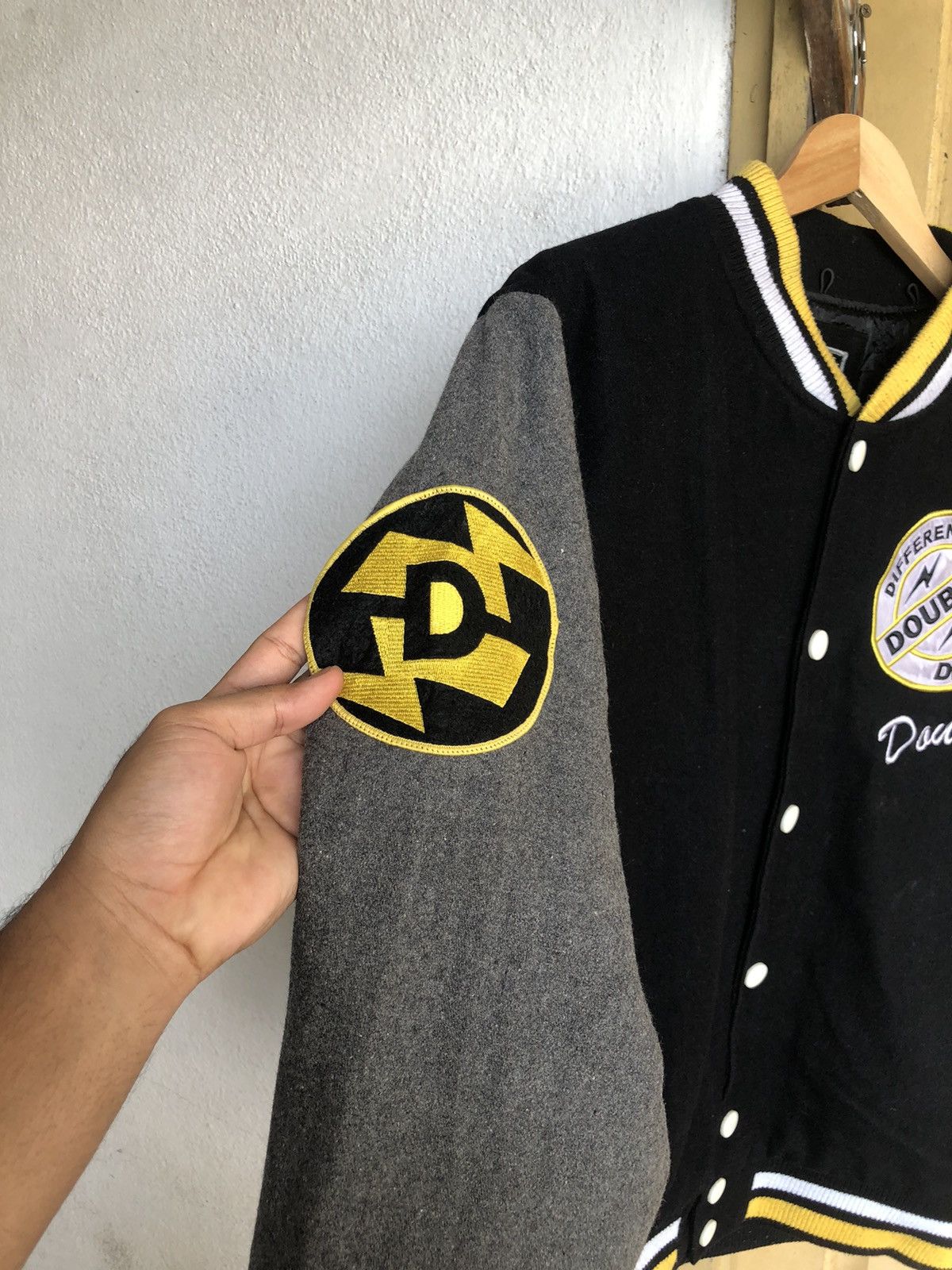 Japanese Brand Vintage Double D Wool Varsity Jacket Size US M / EU 48-50 / 2 - 11 Thumbnail