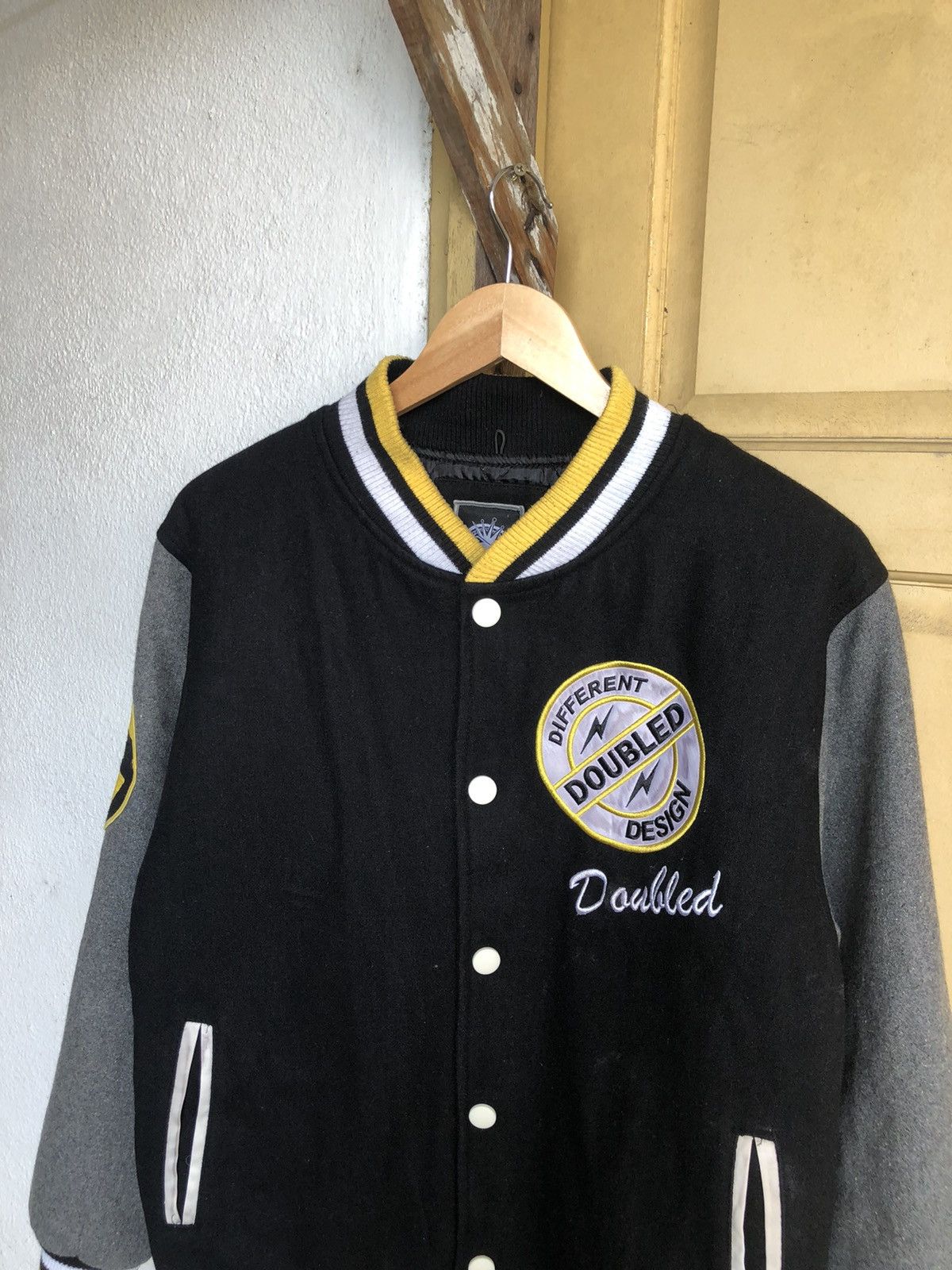 Japanese Brand Vintage Double D Wool Varsity Jacket Size US M / EU 48-50 / 2 - 8 Thumbnail