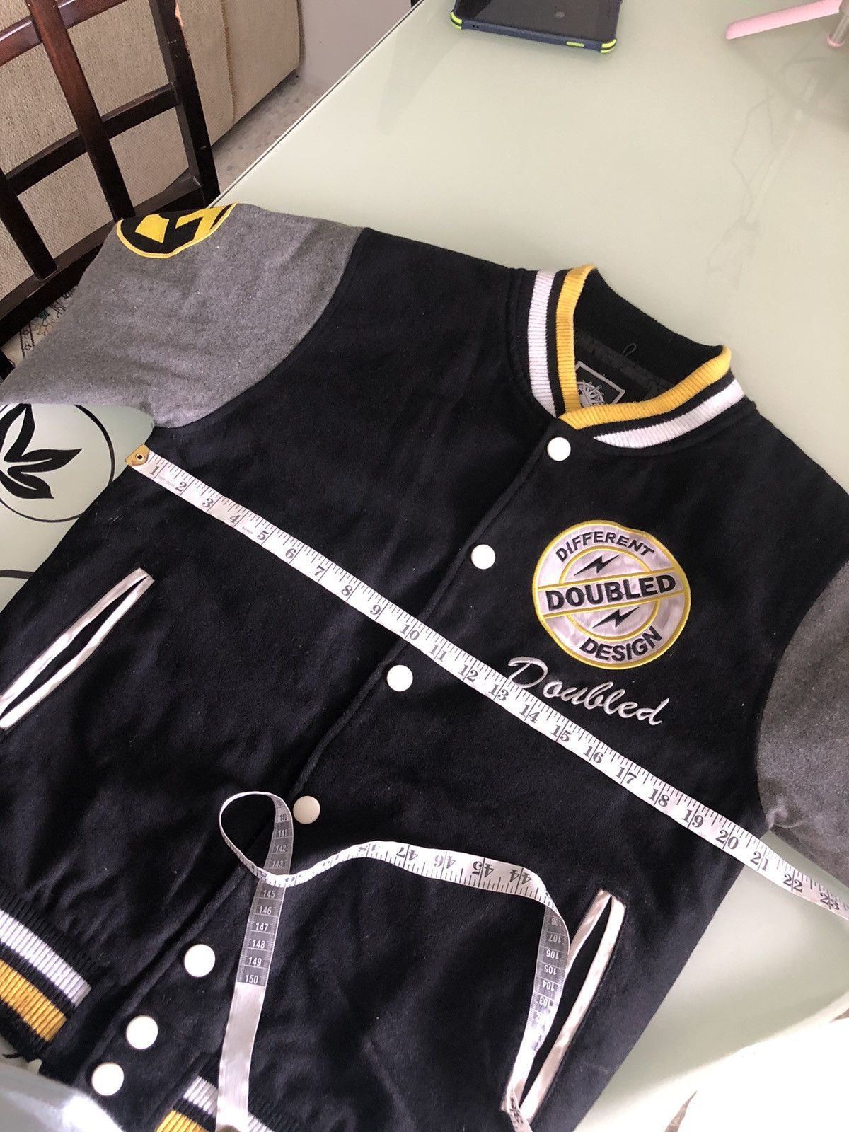 Japanese Brand Vintage Double D Wool Varsity Jacket Size US M / EU 48-50 / 2 - 19 Thumbnail