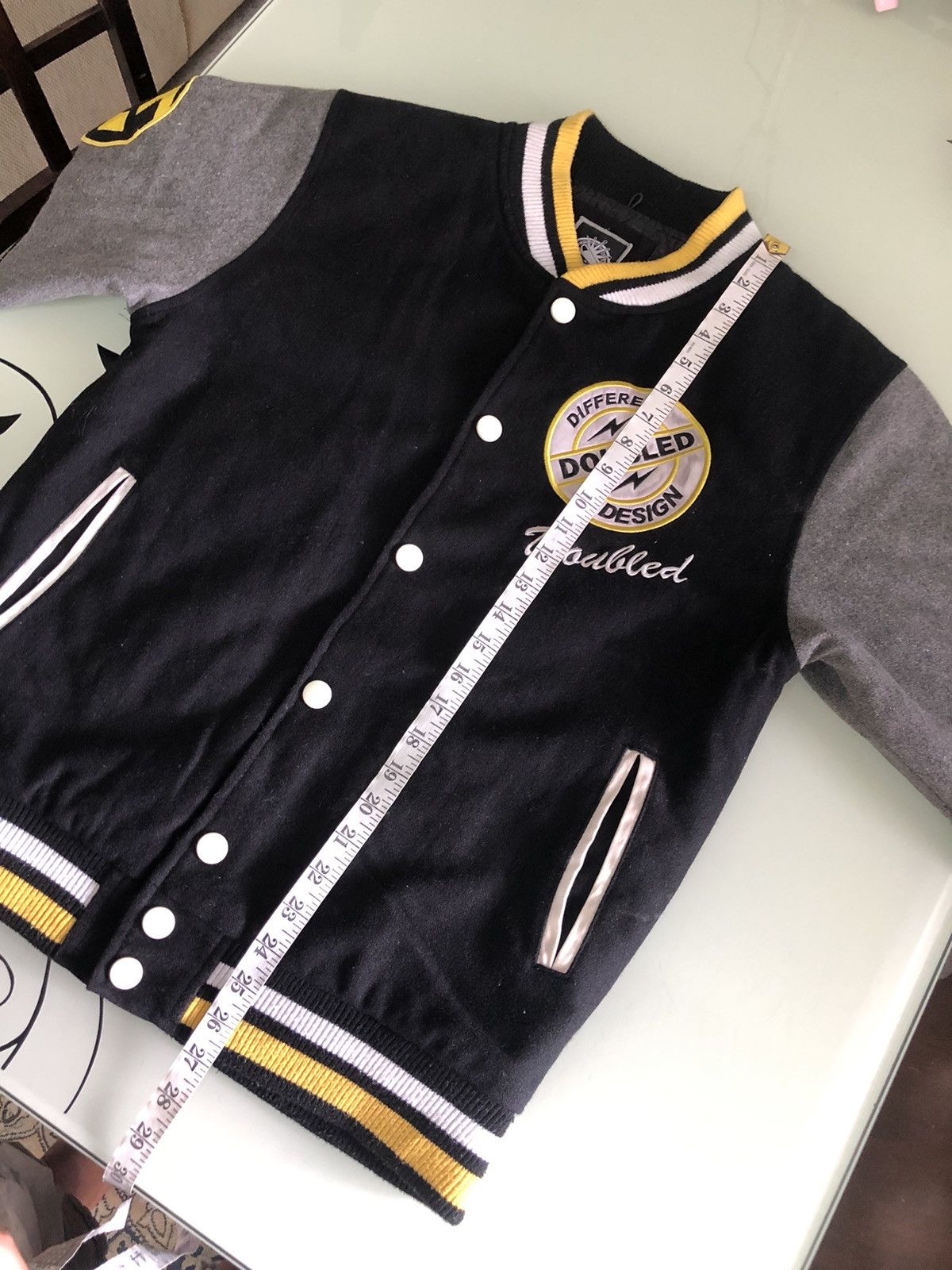 Japanese Brand Vintage Double D Wool Varsity Jacket Size US M / EU 48-50 / 2 - 21 Thumbnail