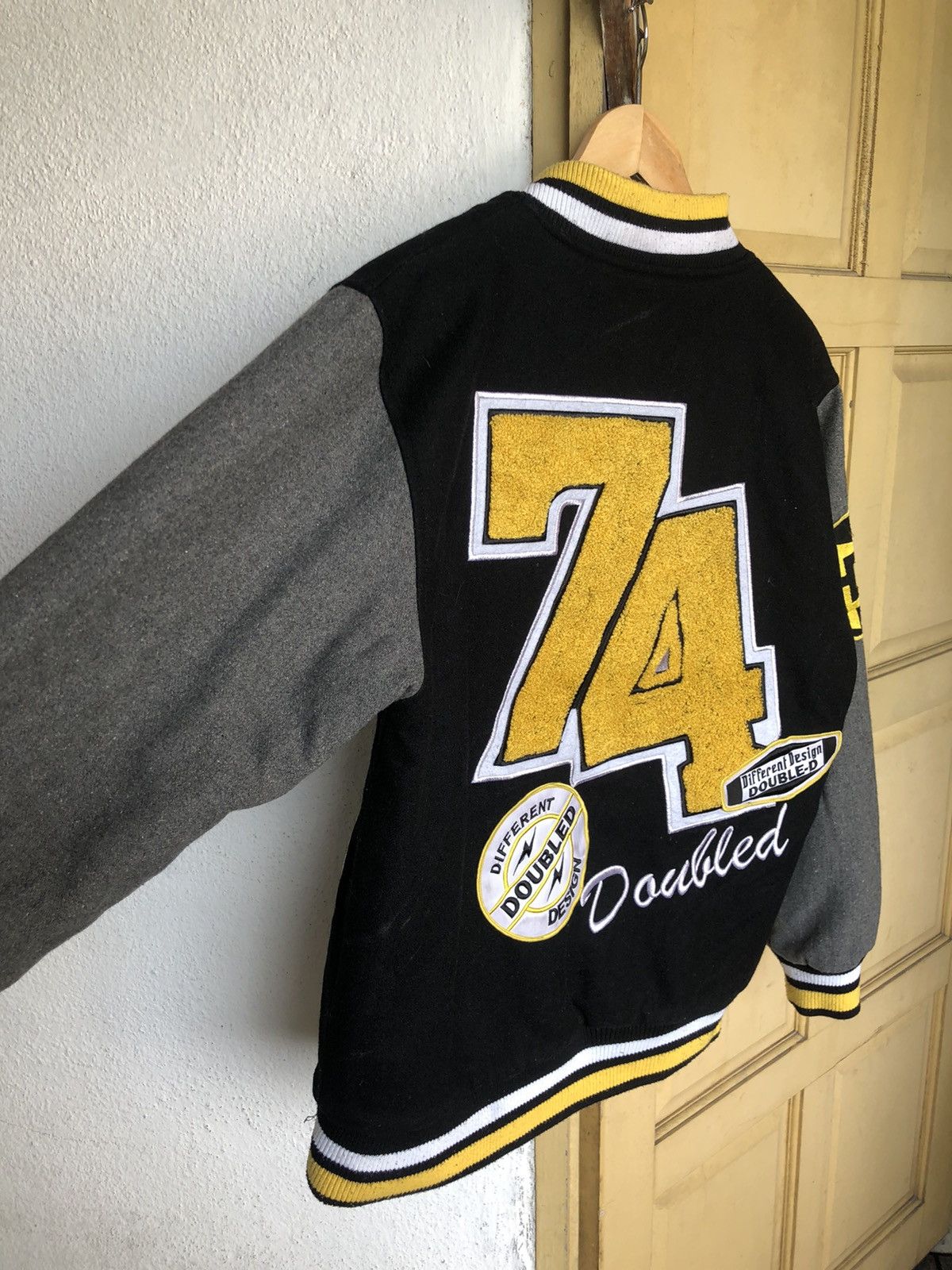 Japanese Brand Vintage Double D Wool Varsity Jacket Size US M / EU 48-50 / 2 - 17 Thumbnail