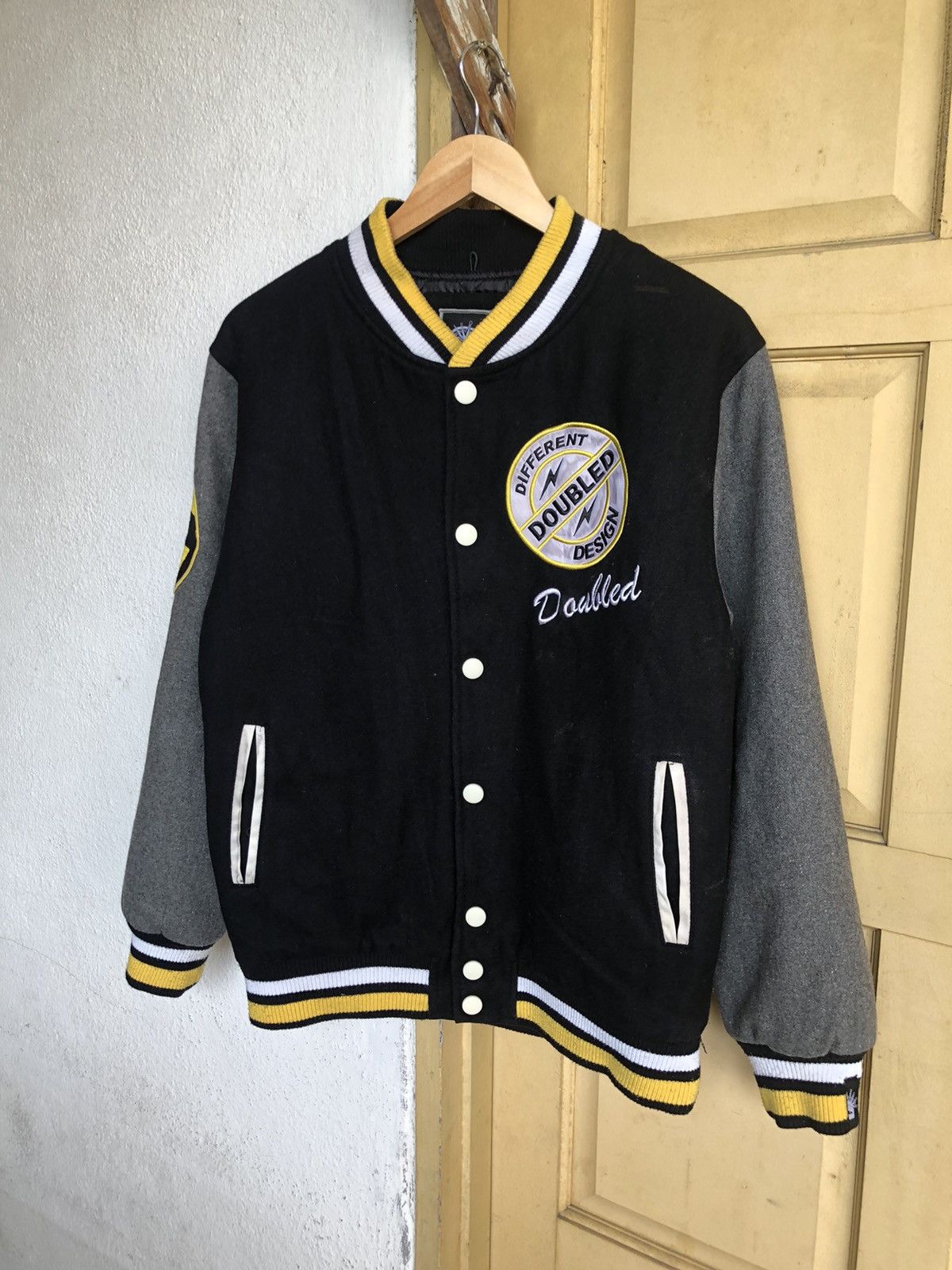 Japanese Brand Vintage Double D Wool Varsity Jacket Size US M / EU 48-50 / 2 - 9 Thumbnail