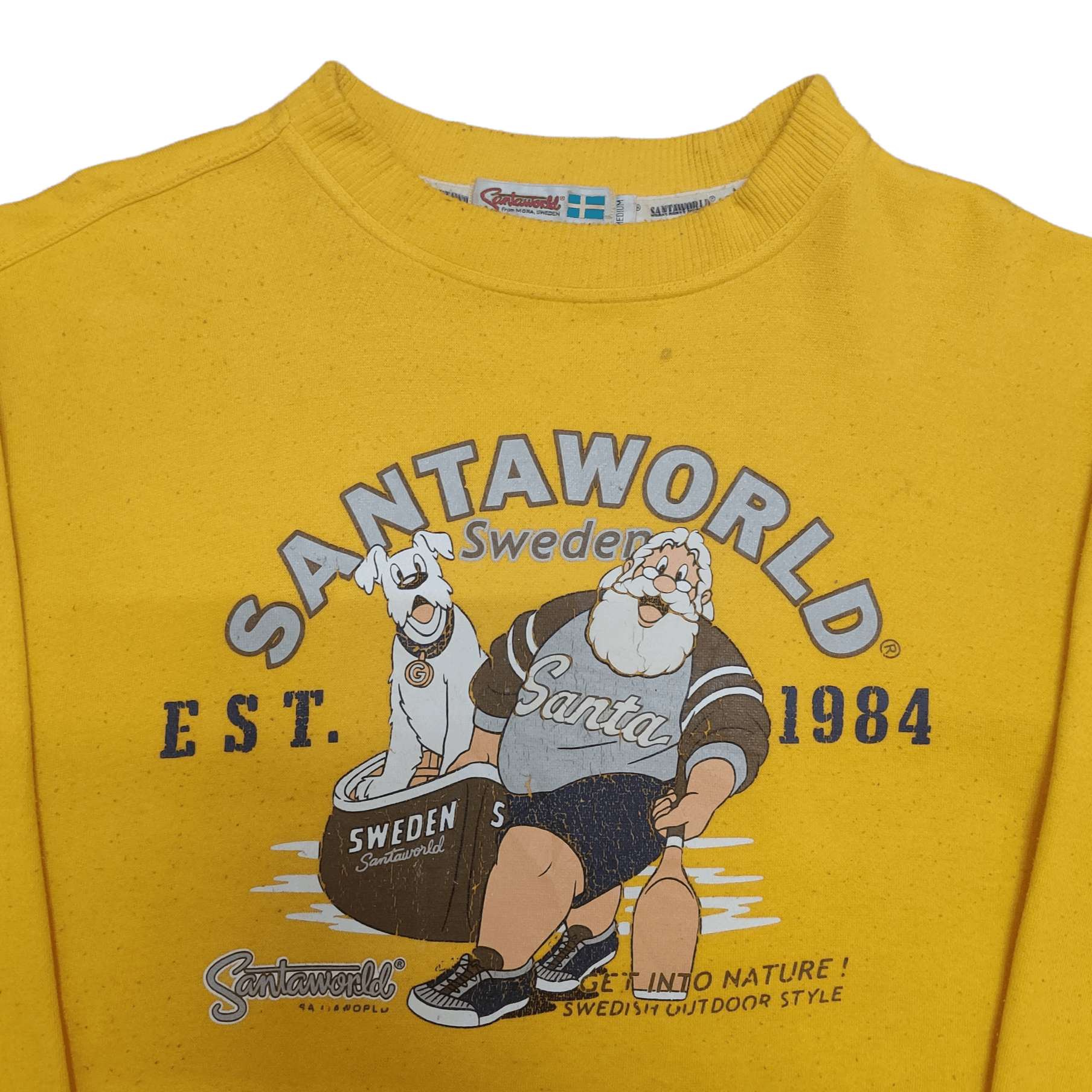 Japanese Brand Vintage Santa World Sweatshirt Big Print Size US M / EU 48-50 / 2 - 2 Thumbnail