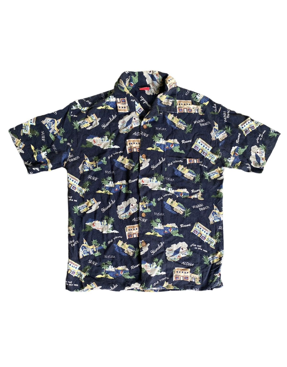 Mister Freedom Vtg Japanese Brand Made in Japan Hawaii rayon camp collar Size US S / EU 44-46 / 1 - 1 Thumbnail
