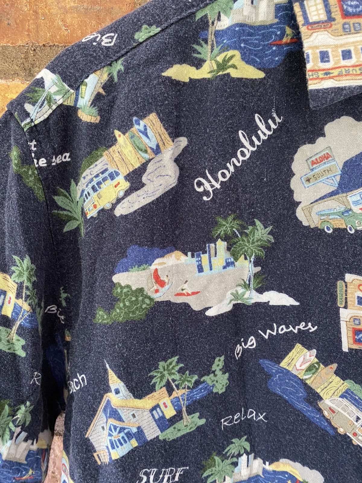 Mister Freedom Vtg Japanese Brand Made in Japan Hawaii rayon camp collar Size US S / EU 44-46 / 1 - 6 Thumbnail