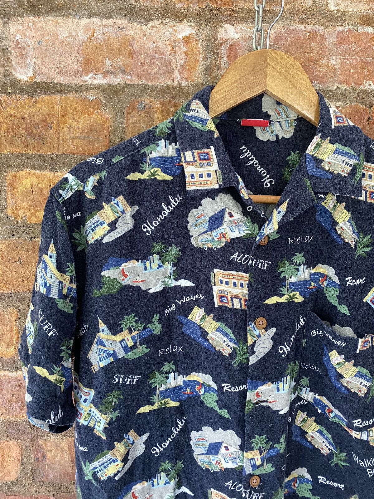 Mister Freedom Vtg Japanese Brand Made in Japan Hawaii rayon camp collar Size US S / EU 44-46 / 1 - 3 Thumbnail