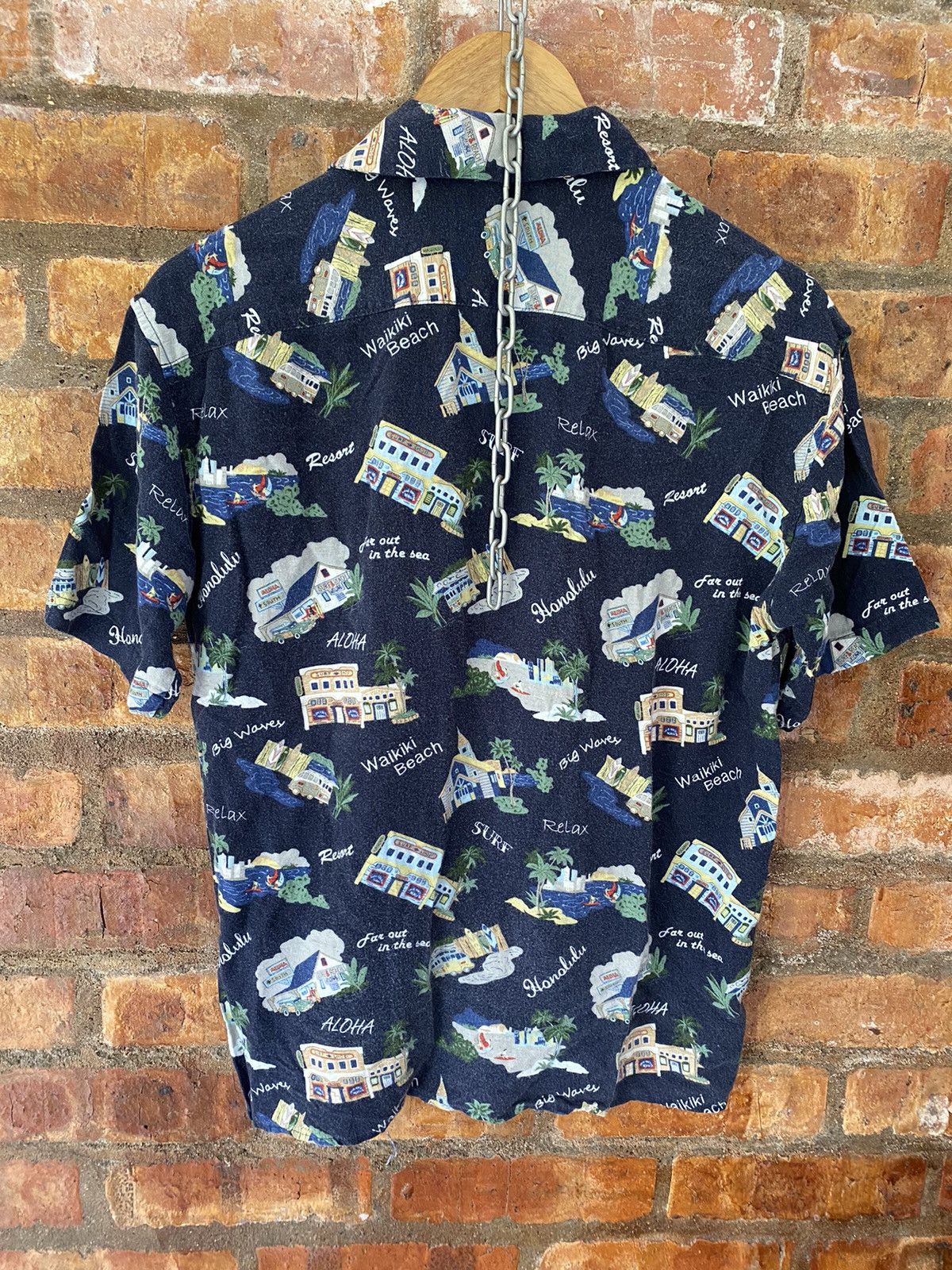 Mister Freedom Vtg Japanese Brand Made in Japan Hawaii rayon camp collar Size US S / EU 44-46 / 1 - 8 Thumbnail