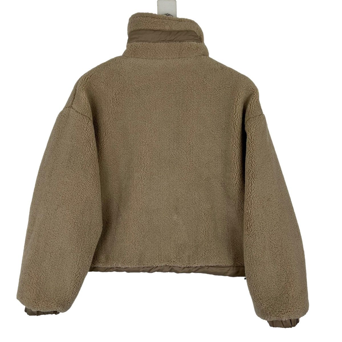 Japanese Brand × Zara 🔥 ZARA BOA FLEECE CROP BOMBER JACKET Size US XS / EU 42 / 0 - 5 Thumbnail