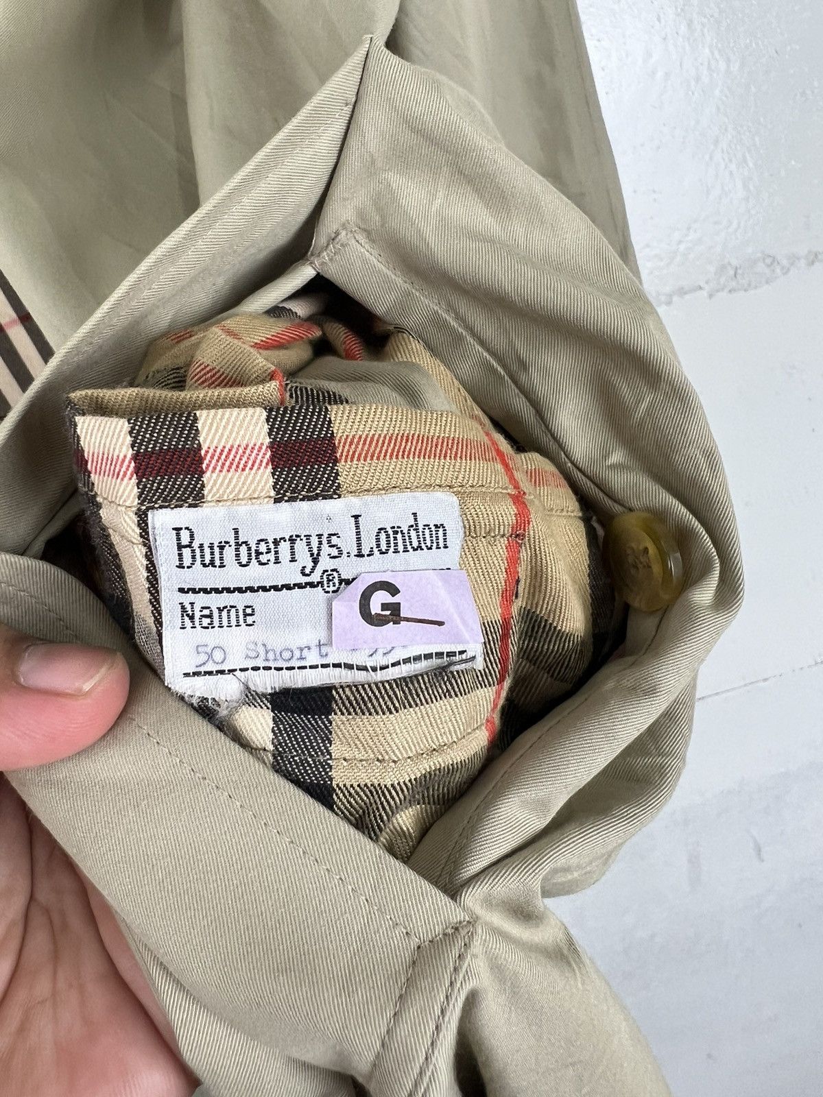 Burberry 🔥 BURBERRYS NOVA CHECK TRENCH COAT MADE IN ENGLAND Size US M / EU 48-50 / 2 - 10 Thumbnail