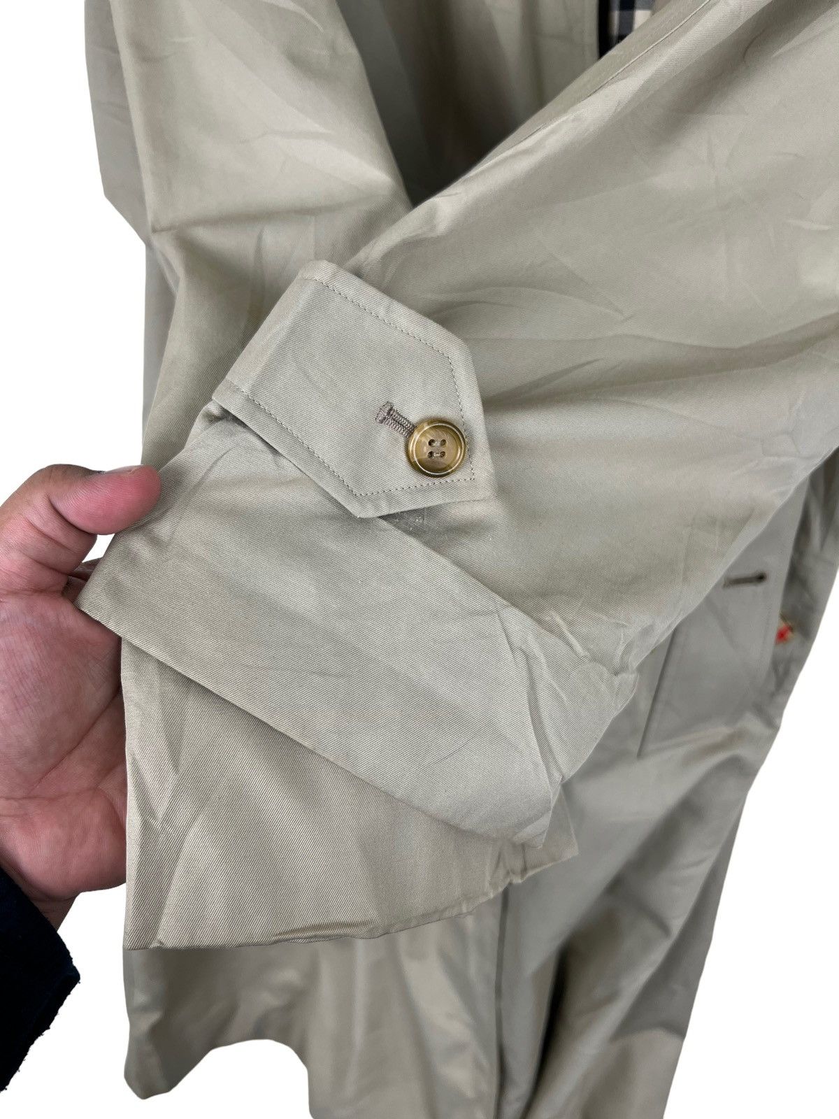 Burberry 🔥 BURBERRYS NOVA CHECK TRENCH COAT MADE IN ENGLAND Size US M / EU 48-50 / 2 - 7 Thumbnail