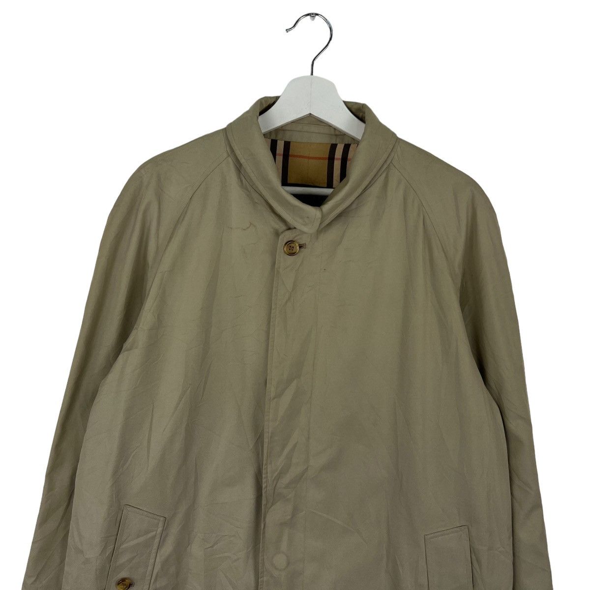 Burberry 🔥 BURBERRYS NOVA CHECK TRENCH COAT MADE IN ENGLAND Size US M / EU 48-50 / 2 - 3 Thumbnail