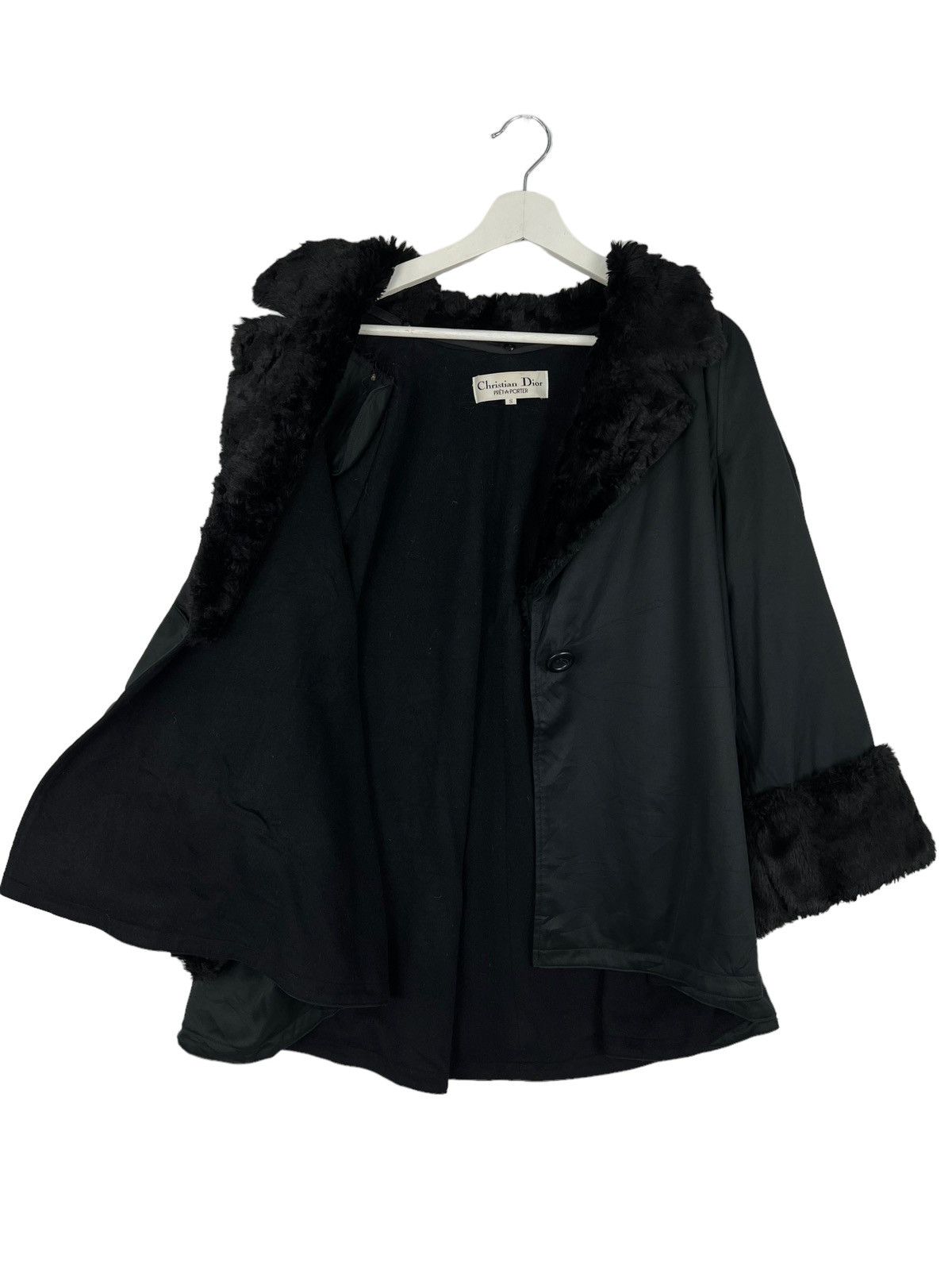 Christian Dior Monsieur 🔥 Christian Dior Pret A Porter Fur Wool Coat jacket Size US M / EU 48-50 / 2 - 4 Thumbnail