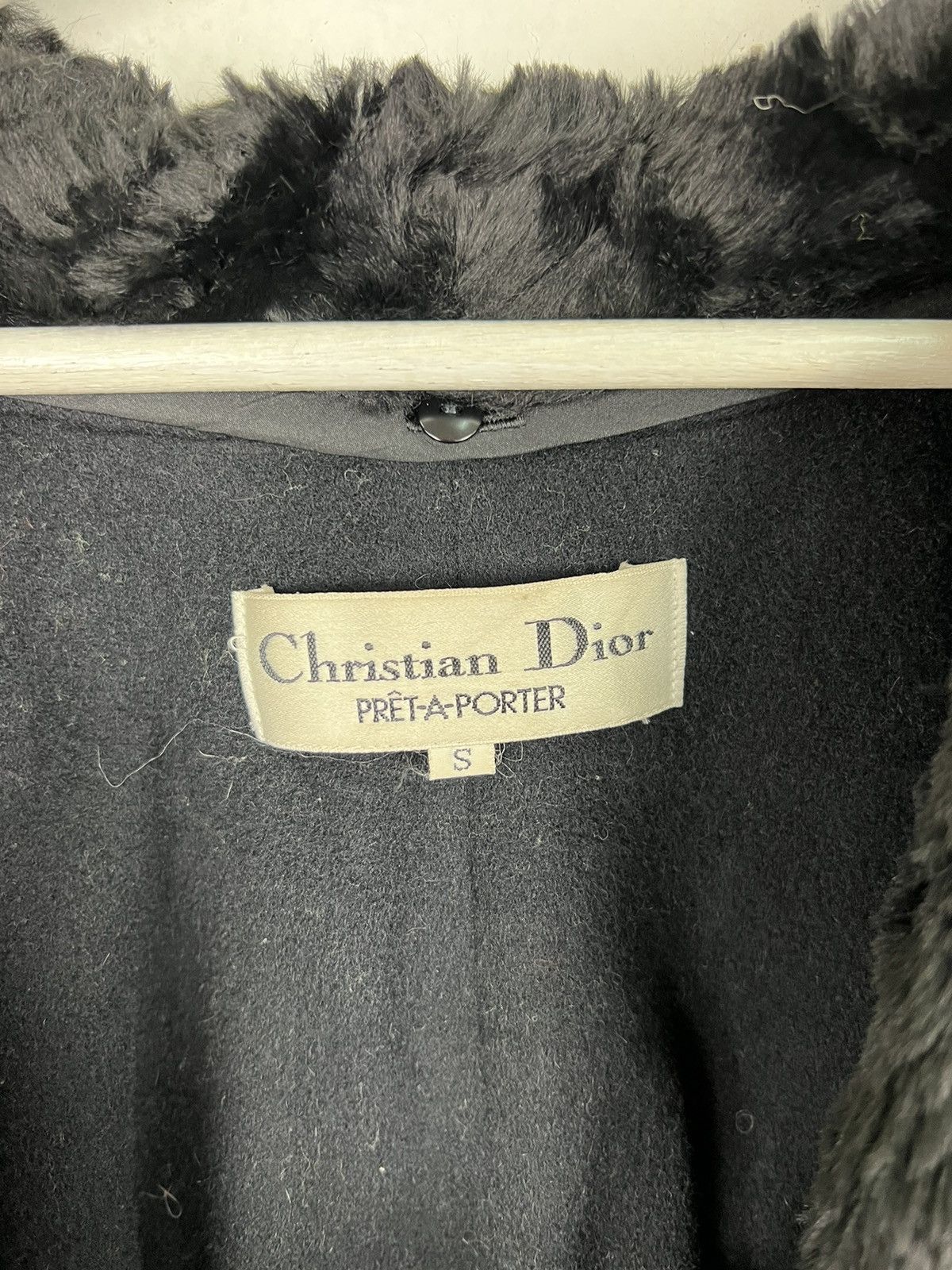 Christian Dior Monsieur 🔥 Christian Dior Pret A Porter Fur Wool Coat jacket Size US M / EU 48-50 / 2 - 8 Thumbnail