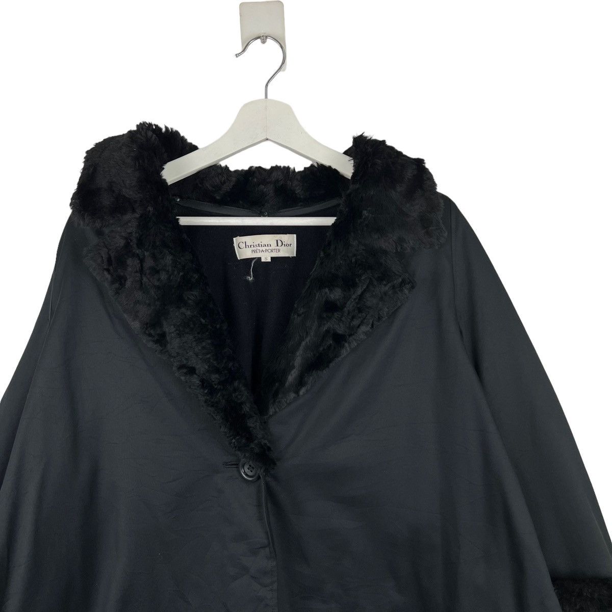 Christian Dior Monsieur 🔥 Christian Dior Pret A Porter Fur Wool Coat jacket Size US M / EU 48-50 / 2 - 3 Thumbnail
