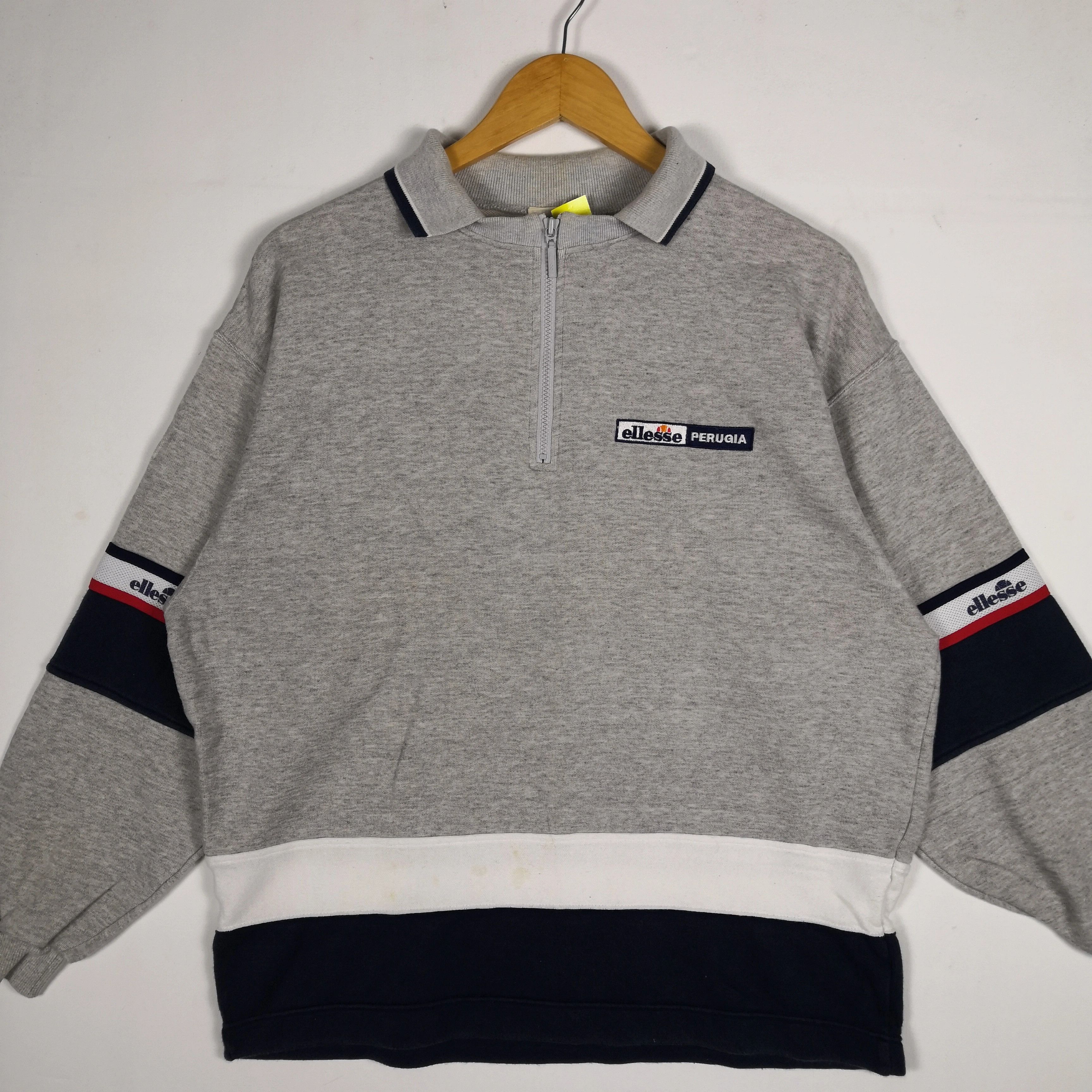 Ellesse × Vintage Vintage Ellesse Sweatshirt Perugia Ellesse Sweater BS18254. Size US L / EU 52-54 / 3 - 4 Thumbnail