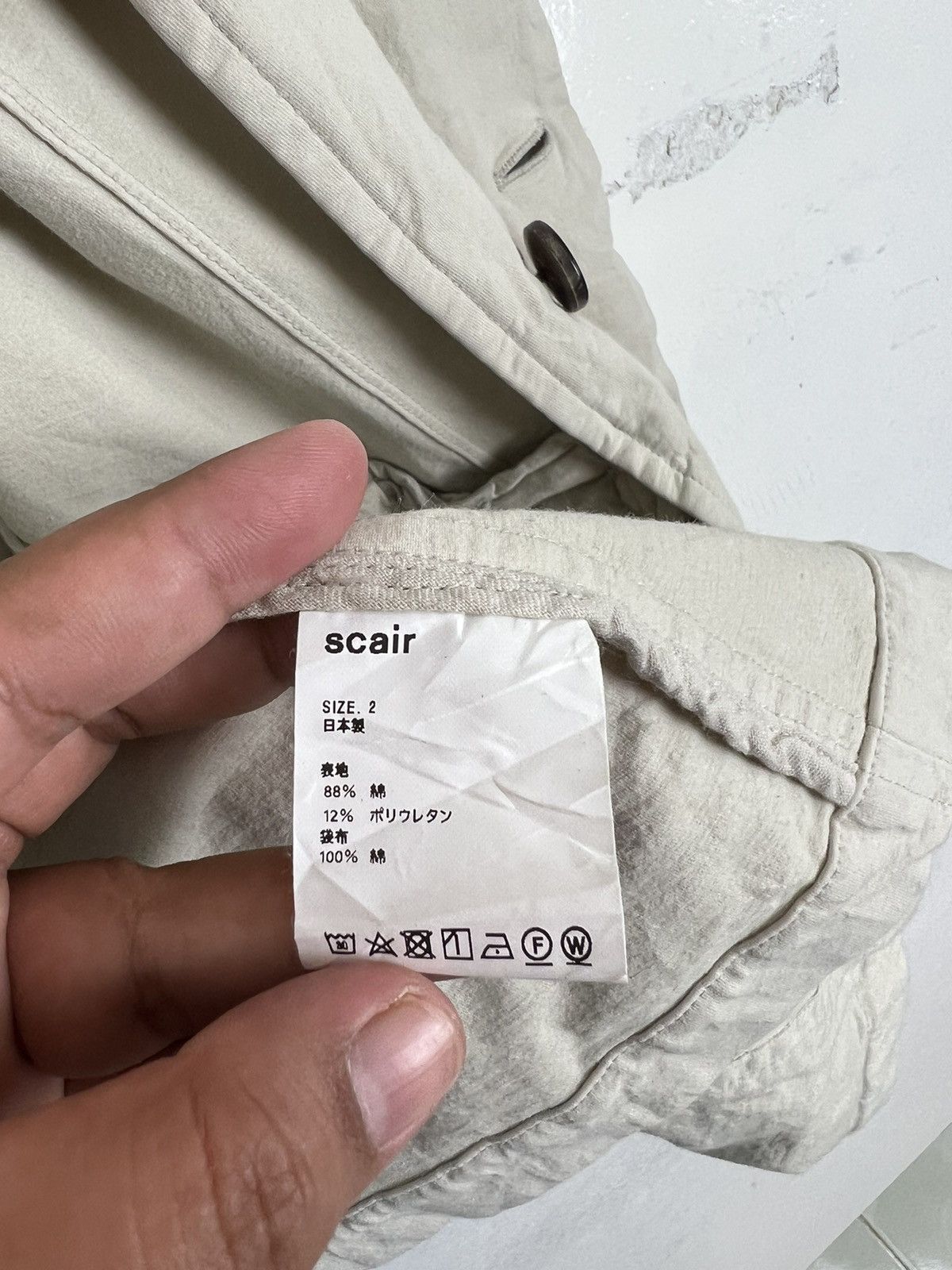 Japanese Brand 🔥 SCAIR DOUBLE BREAST MADE IN JAPAN Size US M / EU 48-50 / 2 - 9 Thumbnail