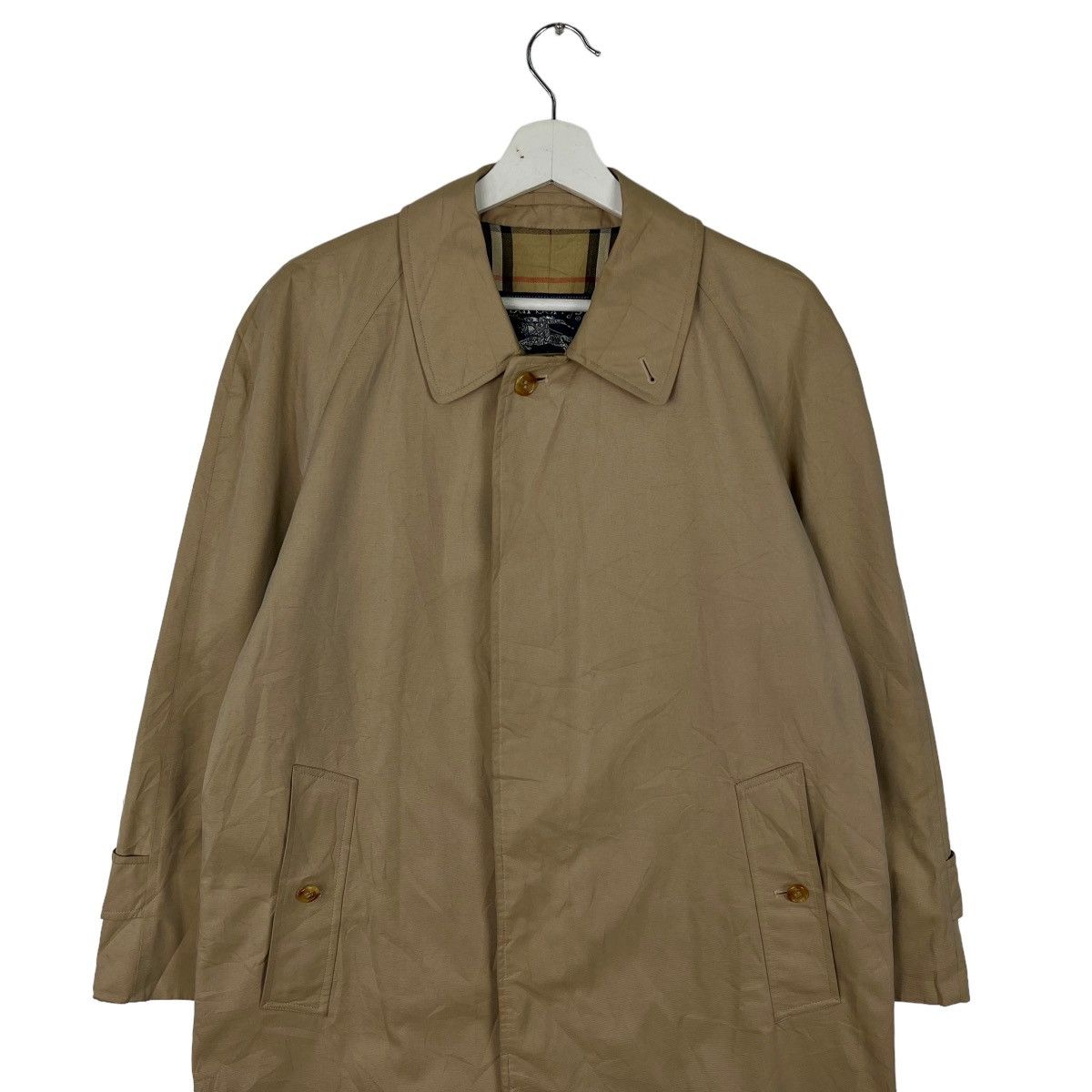 Burberry 🔥 BURBERRYS NOVA CHECK LINING TRENCH COAT MADE IN ENGLAND Size US M / EU 48-50 / 2 - 3 Thumbnail
