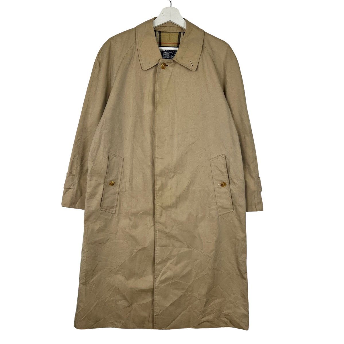 Burberry 🔥 BURBERRYS NOVA CHECK LINING TRENCH COAT MADE IN ENGLAND Size US M / EU 48-50 / 2 - 2 Thumbnail