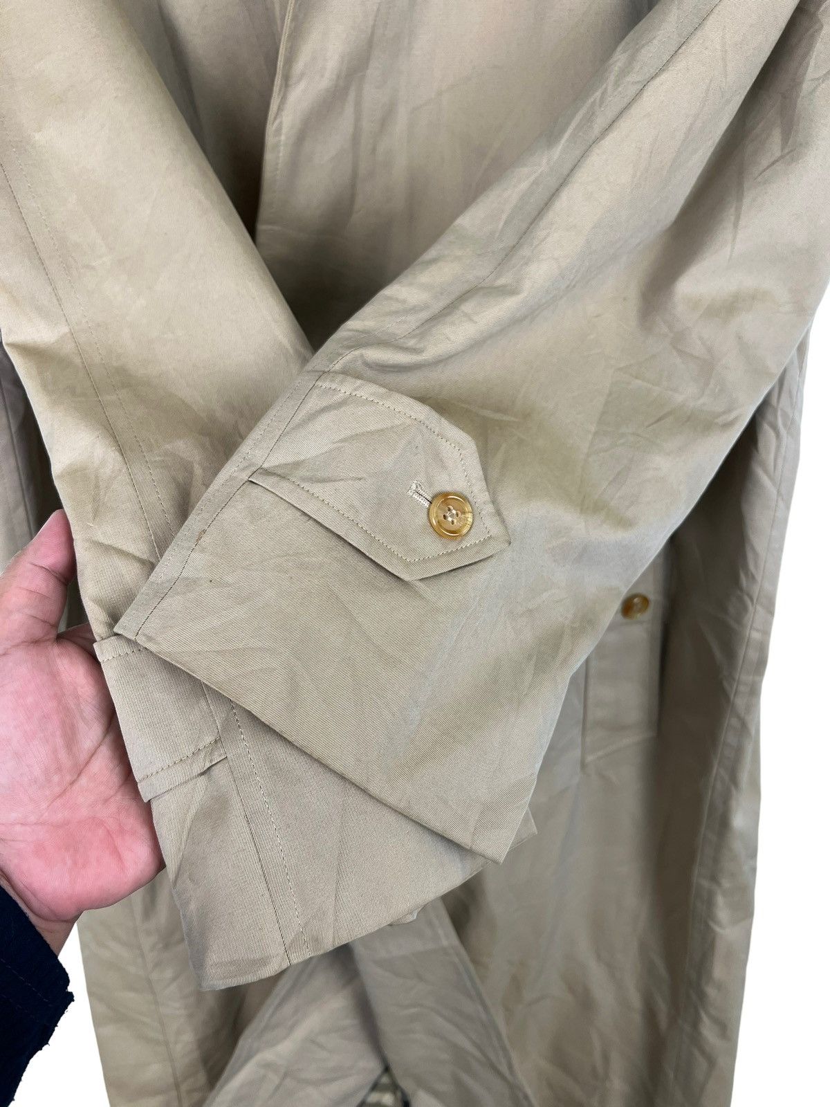 Burberry 🔥 BURBERRYS NOVA CHECK LINING TRENCH COAT MADE IN ENGLAND Size US M / EU 48-50 / 2 - 7 Thumbnail
