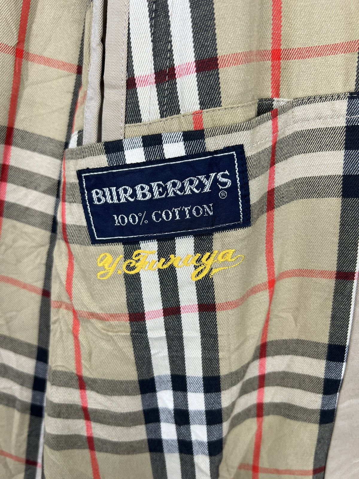 Burberry 🔥 BURBERRYS NOVA CHECK LINING TRENCH COAT MADE IN ENGLAND Size US M / EU 48-50 / 2 - 9 Thumbnail