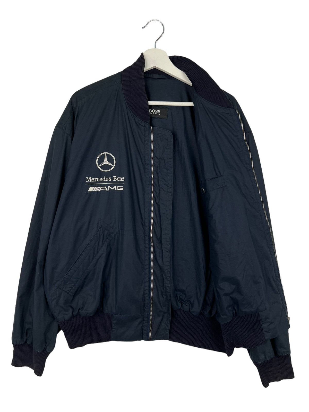 Hugo Boss × Mercedes-Benz 🔥 RARE MERCEDES-BENZ AMG HUGO BOSS RACING MADE IN GERMANY Size US L / EU 52-54 / 3 - 4 Thumbnail
