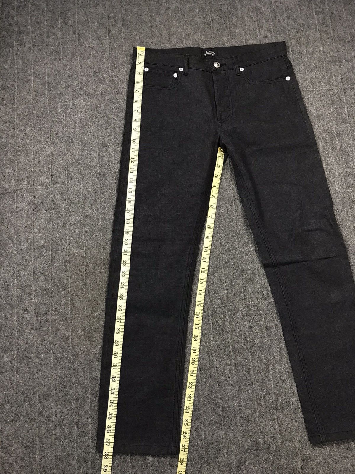 A.P.C. × Japanese Brand A.P.C Petit Standard Jean Droit Etroit Denim Selvedge Jeans Size 29" - 11 Thumbnail