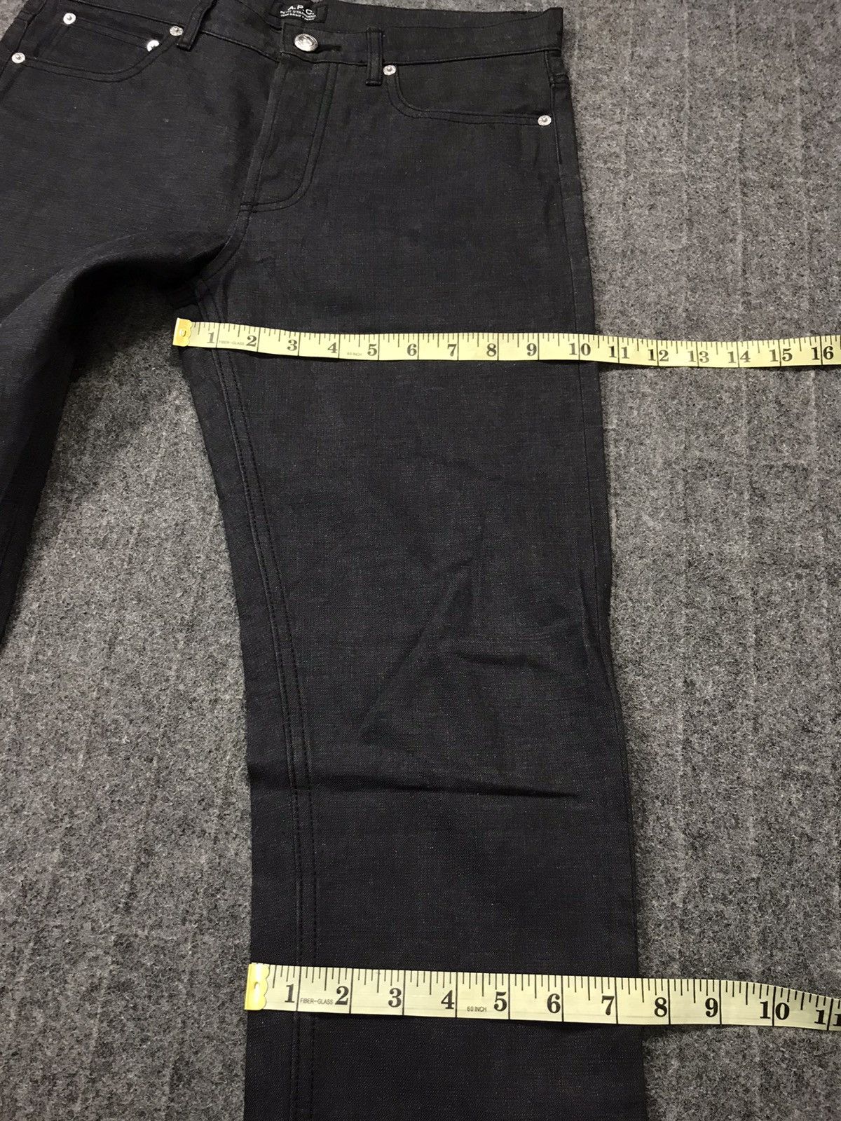 A.P.C. × Japanese Brand A.P.C Petit Standard Jean Droit Etroit Denim Selvedge Jeans Size 29" - 12 Thumbnail