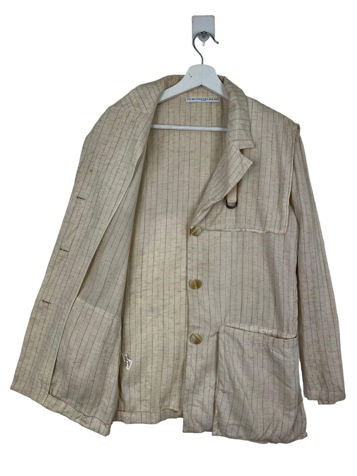 Jean Charles De Castelbajac 🔥 JC DE CASTLEBAJAC PARIS LINEN Size US M / EU 48-50 / 2 - 4 Thumbnail