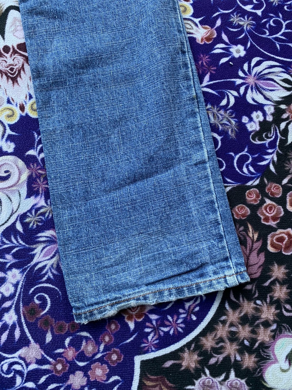 Japanese Brand Nylaus Crew Distressed Denim Size US 32 / EU 48 - 12 Thumbnail
