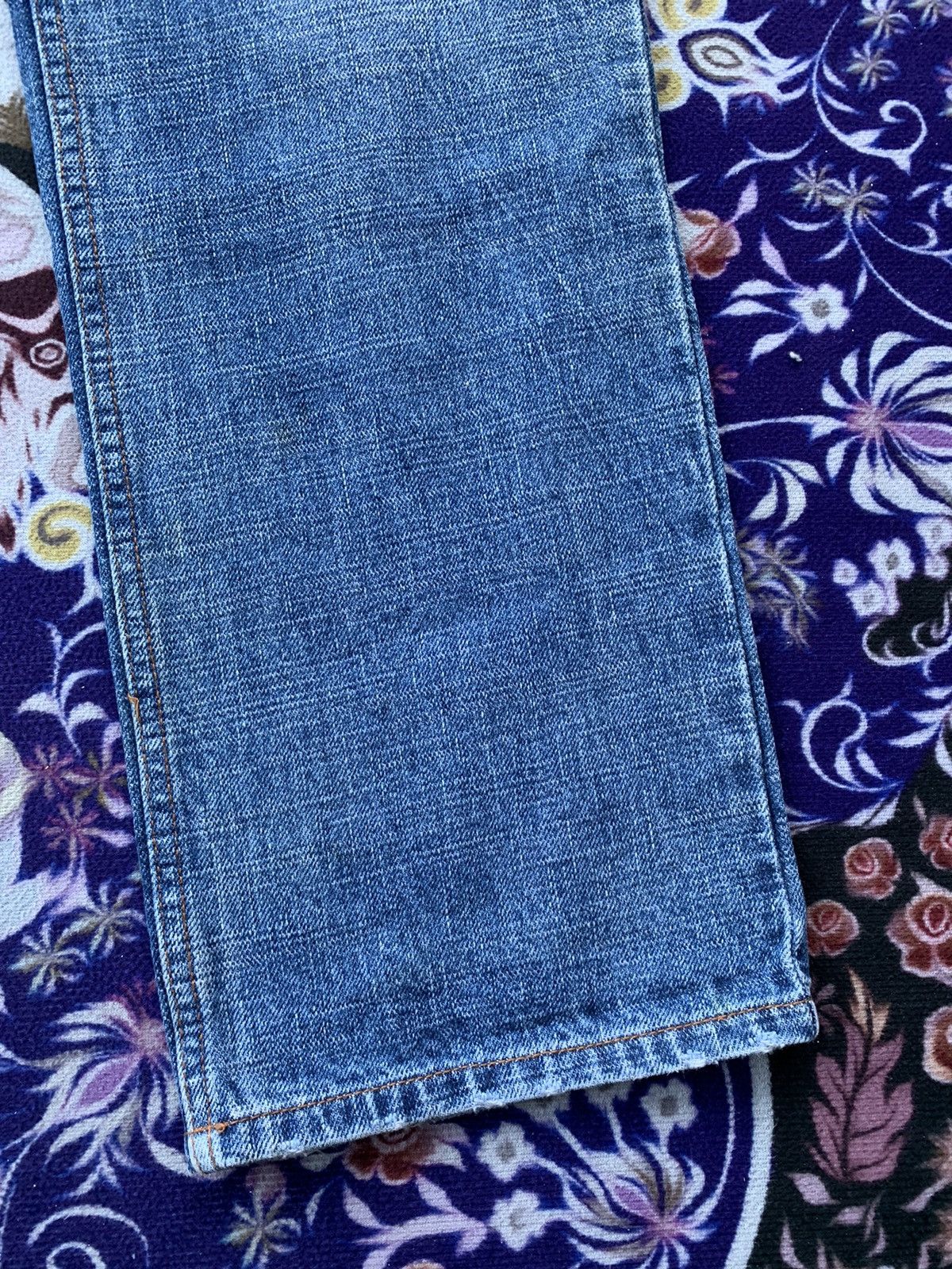 Japanese Brand Nylaus Crew Distressed Denim Size US 32 / EU 48 - 3 Thumbnail