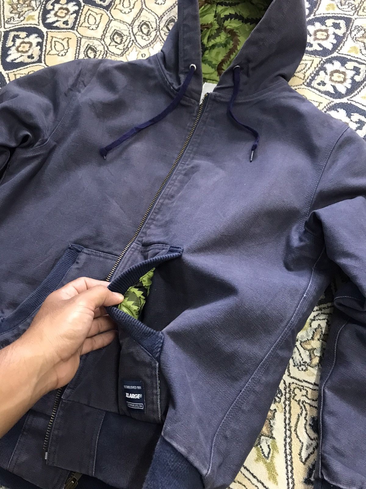 Xlarge Vintage Xlarge Los Angeles Jackets Hoodie Like Carhartt Size US M / EU 48-50 / 2 - 18 Thumbnail