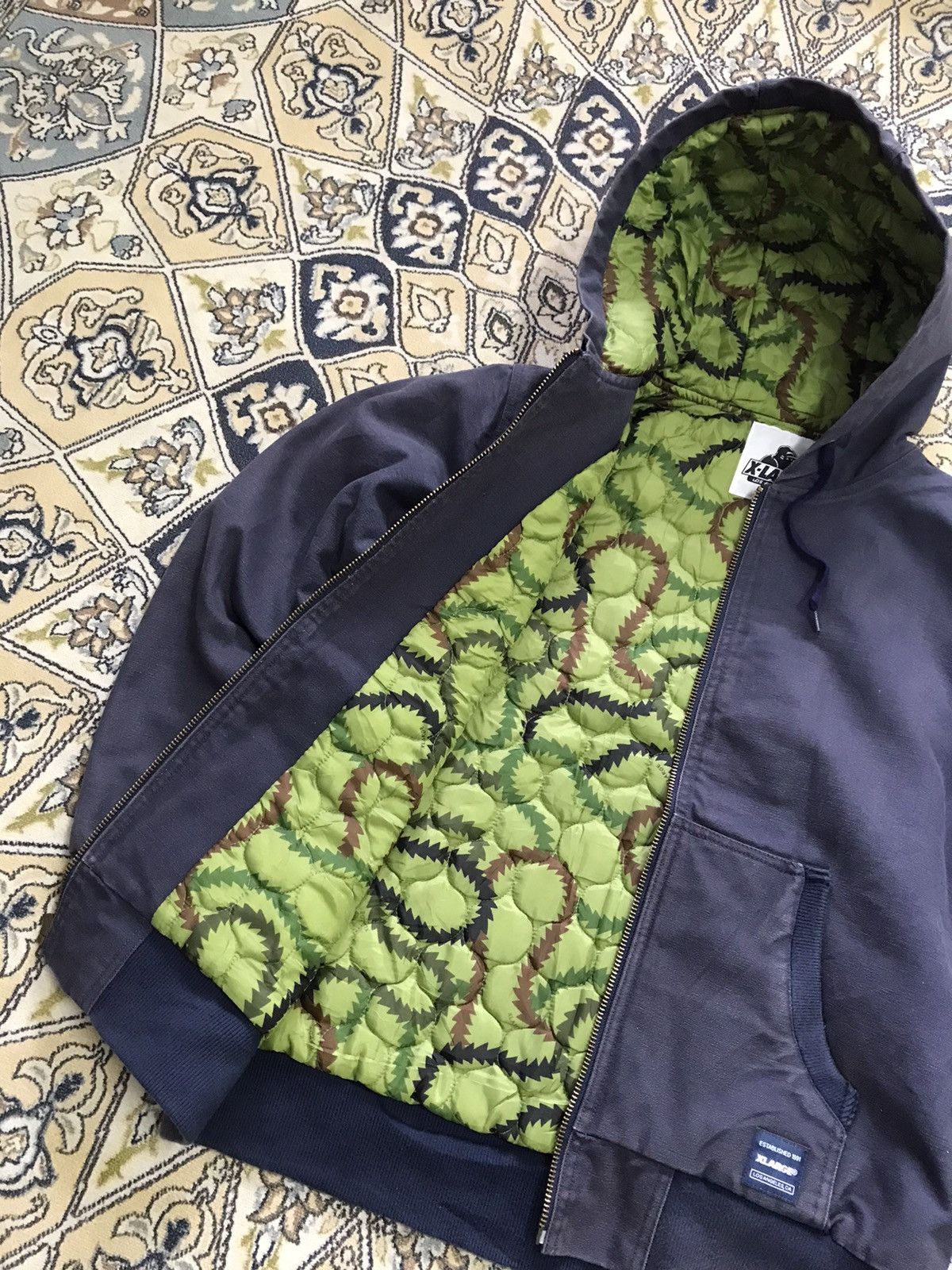 Xlarge Vintage Xlarge Los Angeles Jackets Hoodie Like Carhartt Size US M / EU 48-50 / 2 - 12 Thumbnail