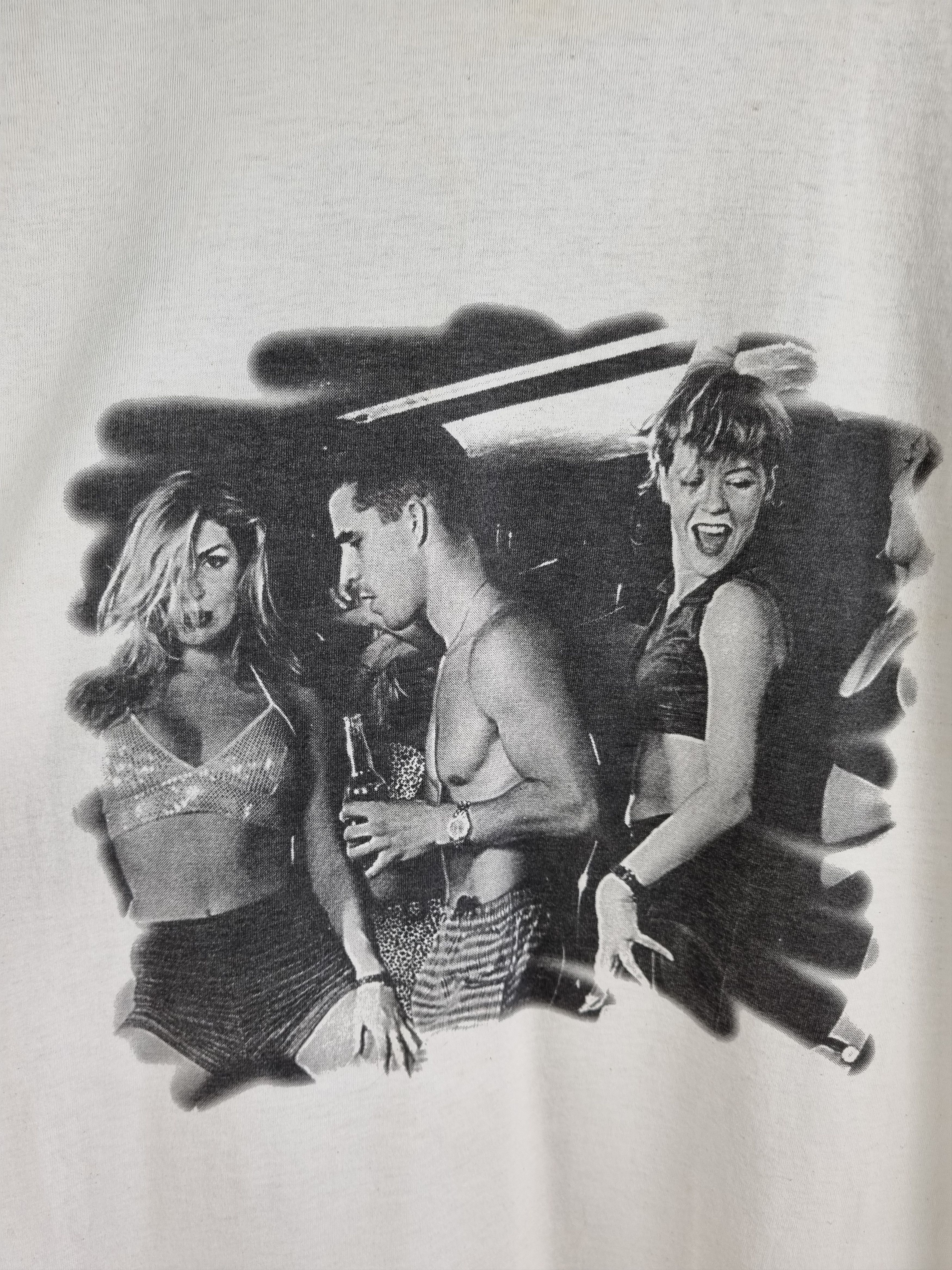 Vintage 2000 Woodys Party Big Print Dancing Time Vintage tee shirt Size US M / EU 48-50 / 2 - 8 Thumbnail