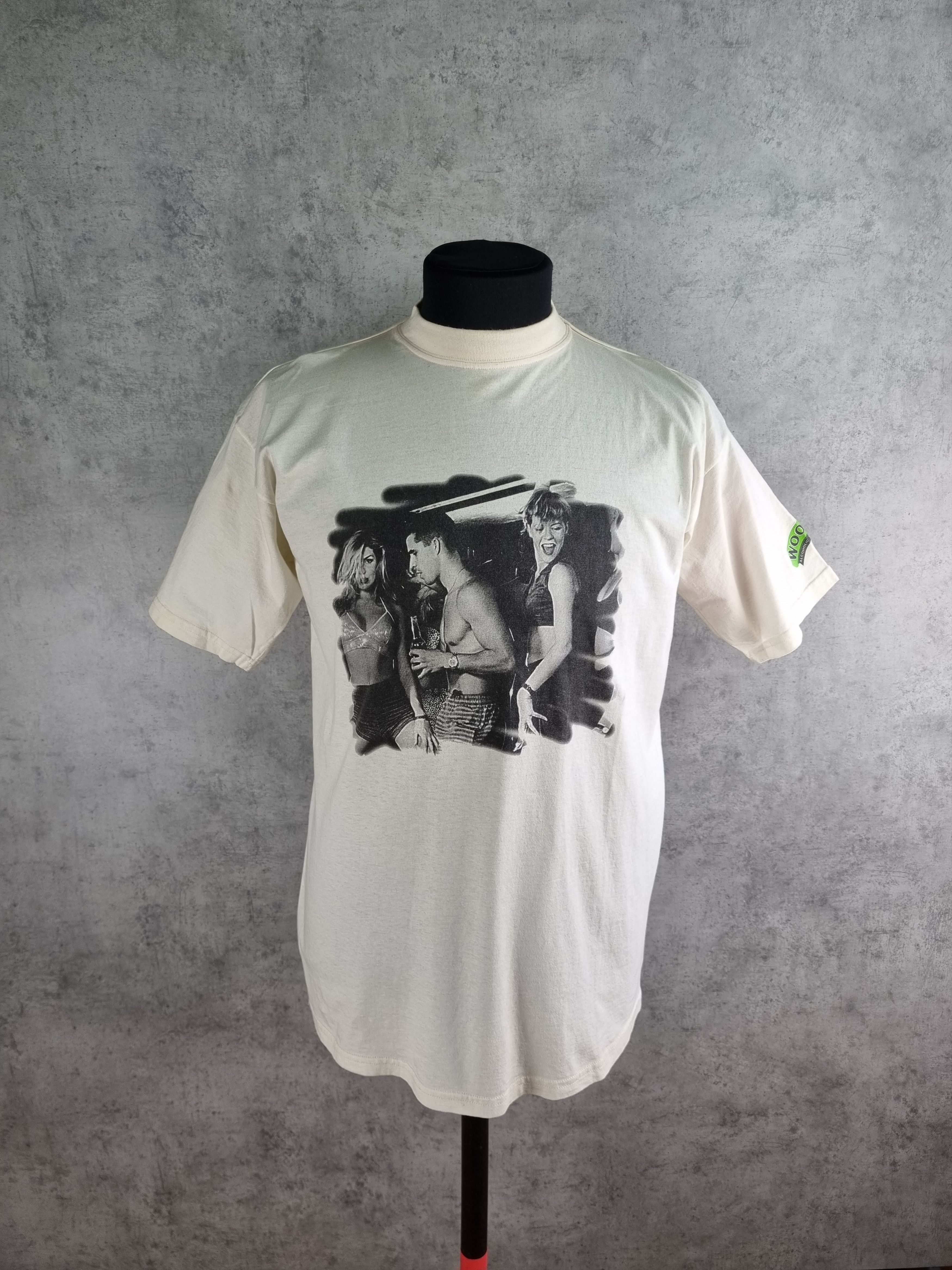 Vintage 2000 Woodys Party Big Print Dancing Time Vintage tee shirt Size US M / EU 48-50 / 2 - 6 Thumbnail