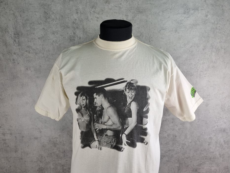 Vintage 2000 Woodys Party Big Print Dancing Time Vintage tee shirt