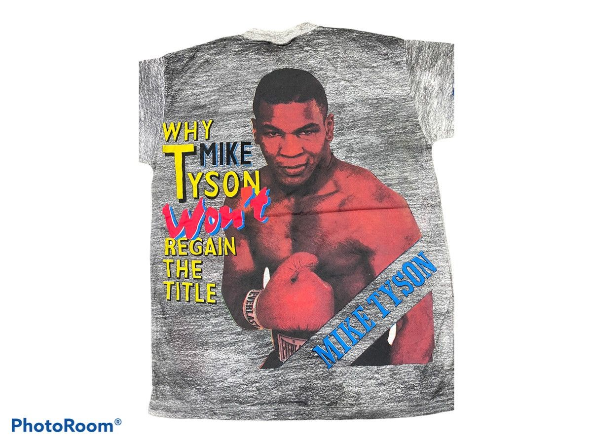 Rap Tees × Vintage Vintage MIKE TYSON 90s Boxing tee Size US L / EU 52-54 / 3 - 6 Thumbnail