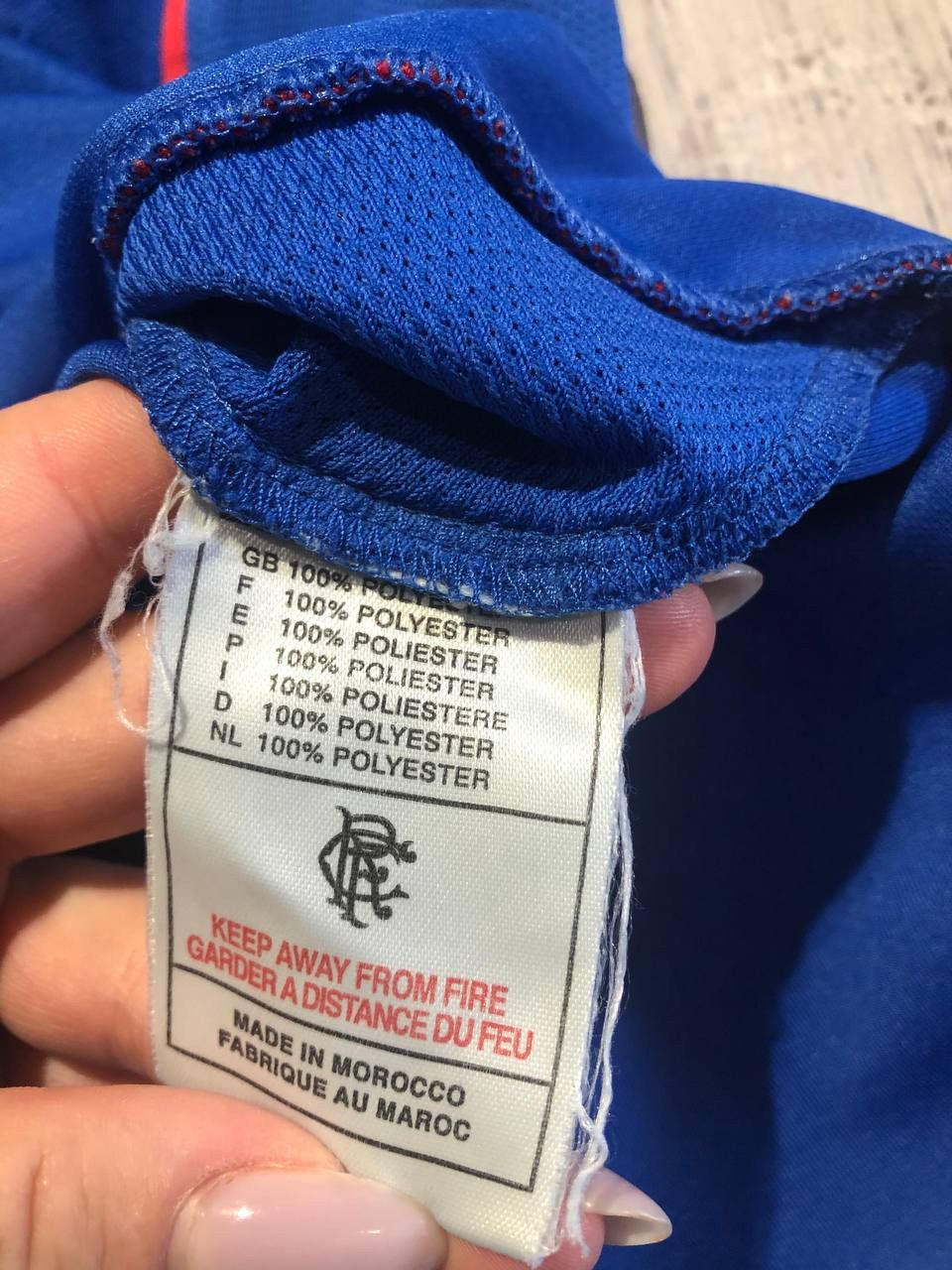 Diadora Diadora Rangers Glasgow 2002 2003 Home Shirt Soccer Jersey Size US L / EU 52-54 / 3 - 10 Thumbnail