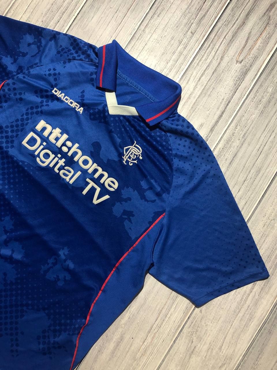 Diadora Diadora Rangers Glasgow 2002 2003 Home Shirt Soccer Jersey Size US L / EU 52-54 / 3 - 2 Thumbnail