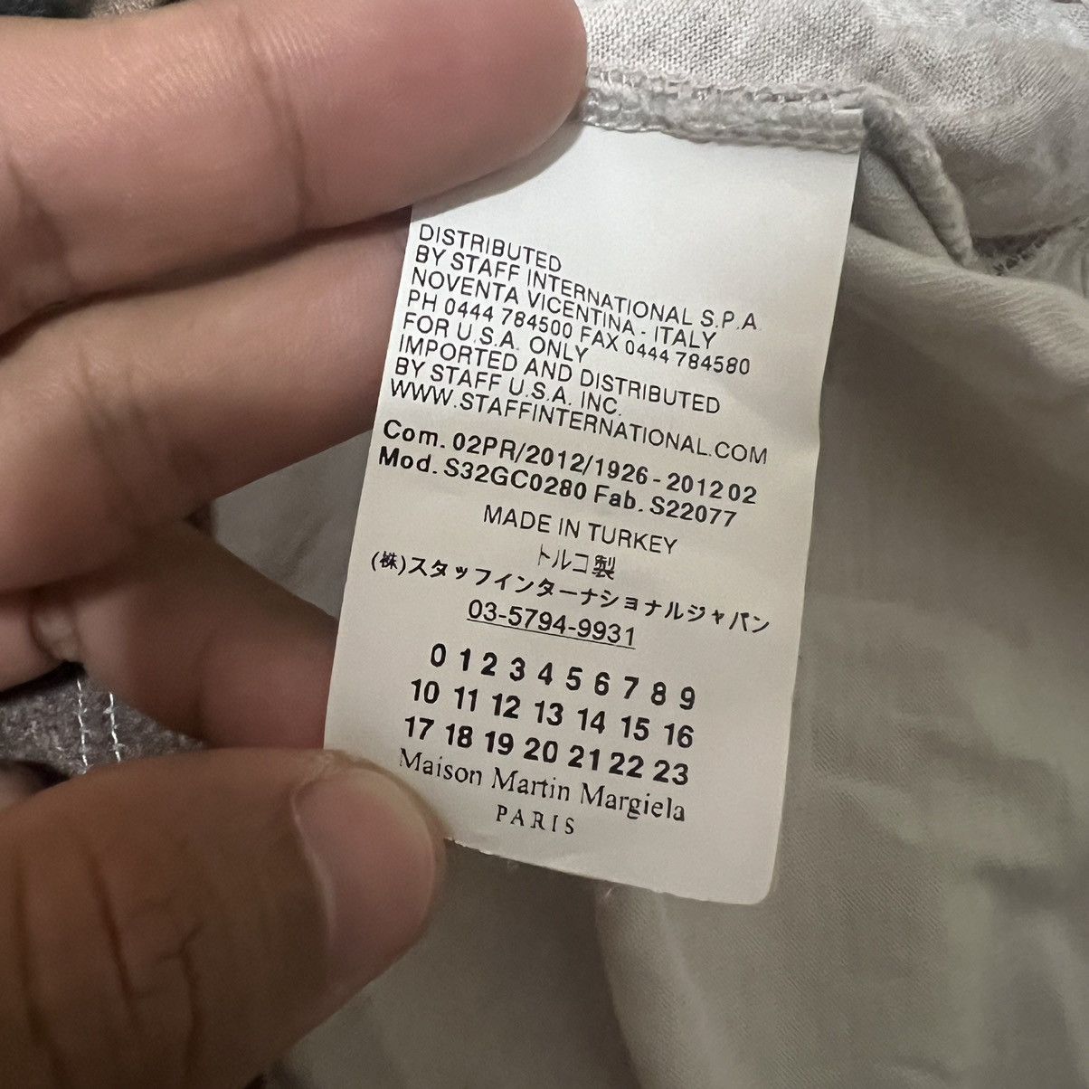 Maison Margiela MM6 Maison Margiela Print T shirt AW12 Size XS / US 0-2 / IT 36-38 - 5 Thumbnail