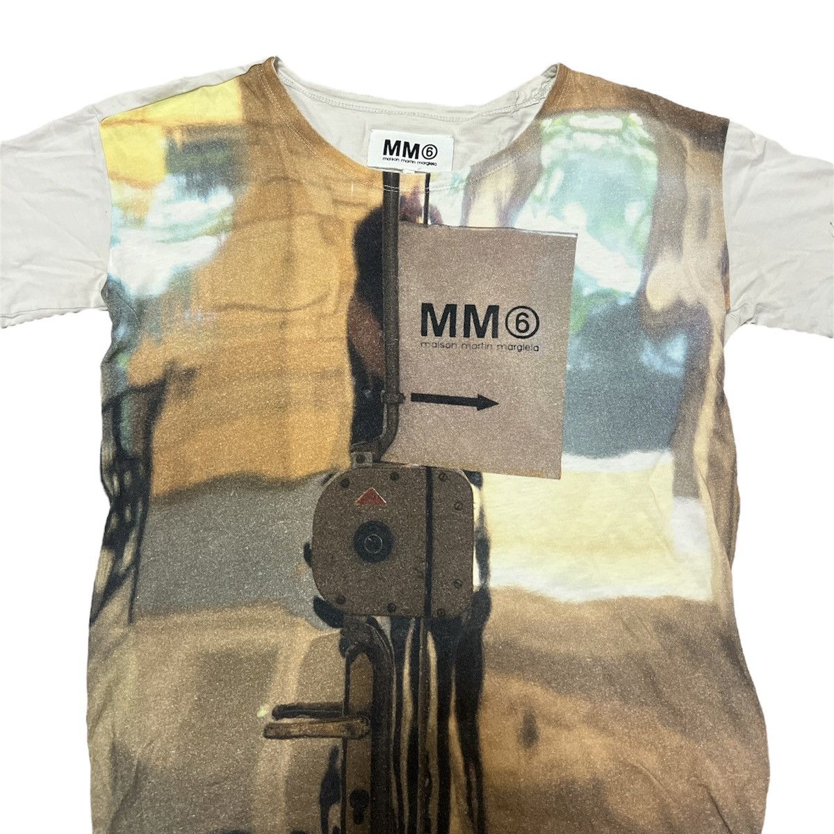 Maison Margiela MM6 Maison Margiela Print T shirt AW12 Size XS / US 0-2 / IT 36-38 - 2 Thumbnail