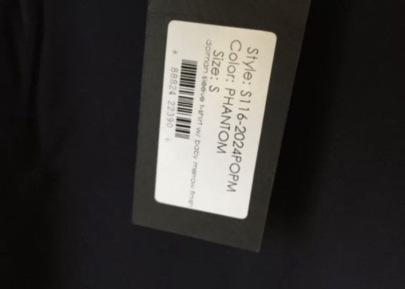 3.1 Phillip Lim Men's 3.1 Phillip Lim Dolman Sleeve Tee in Phantom Sz S Size US S / EU 44-46 / 1 - 7 Thumbnail