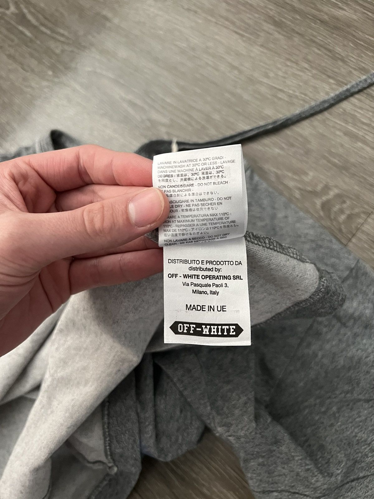 Off-White Off White 2015 White Cap Waves Tee Size Small Size US S / EU 44-46 / 1 - 9 Thumbnail