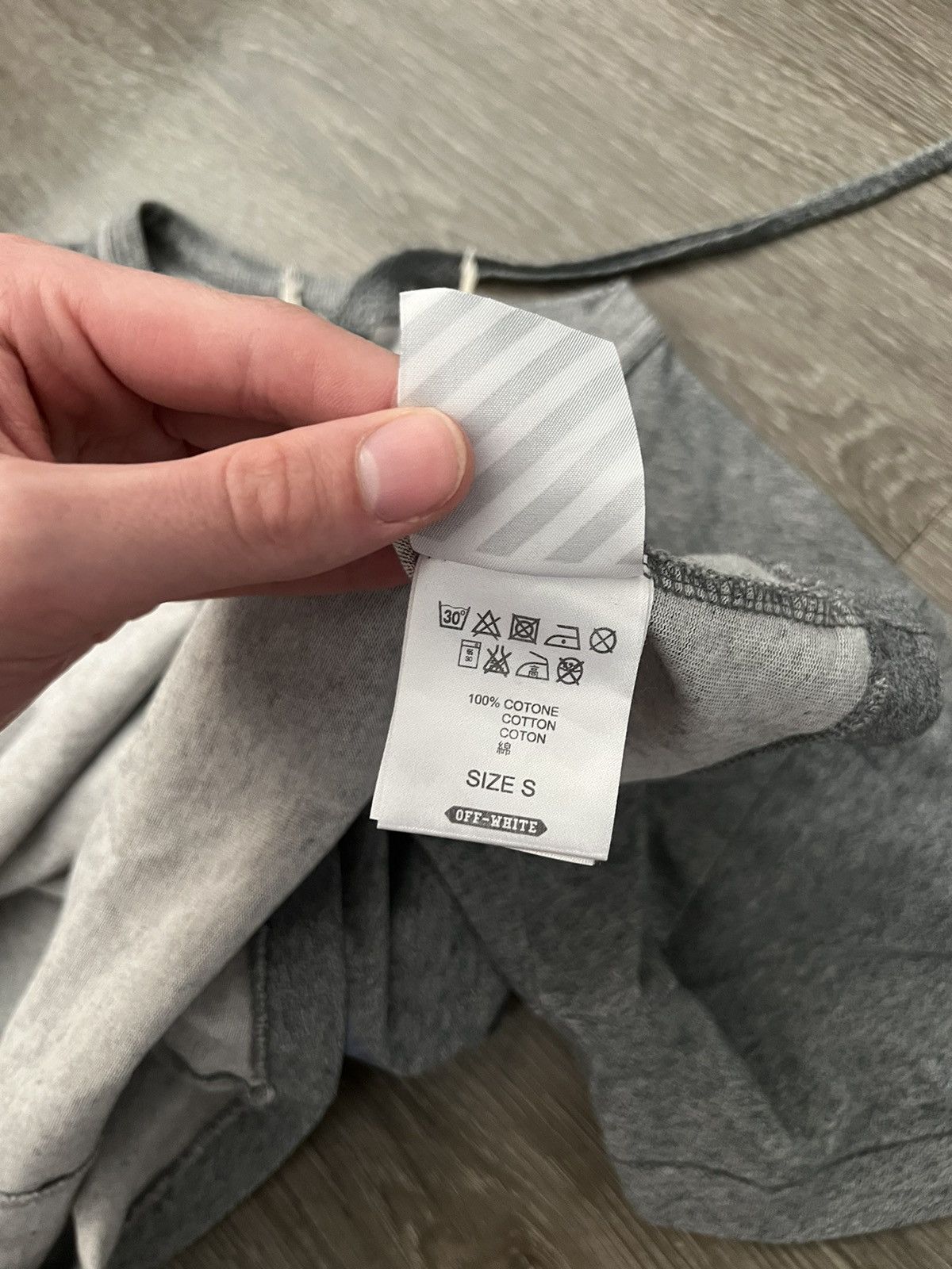 Off-White Off White 2015 White Cap Waves Tee Size Small Size US S / EU 44-46 / 1 - 8 Thumbnail